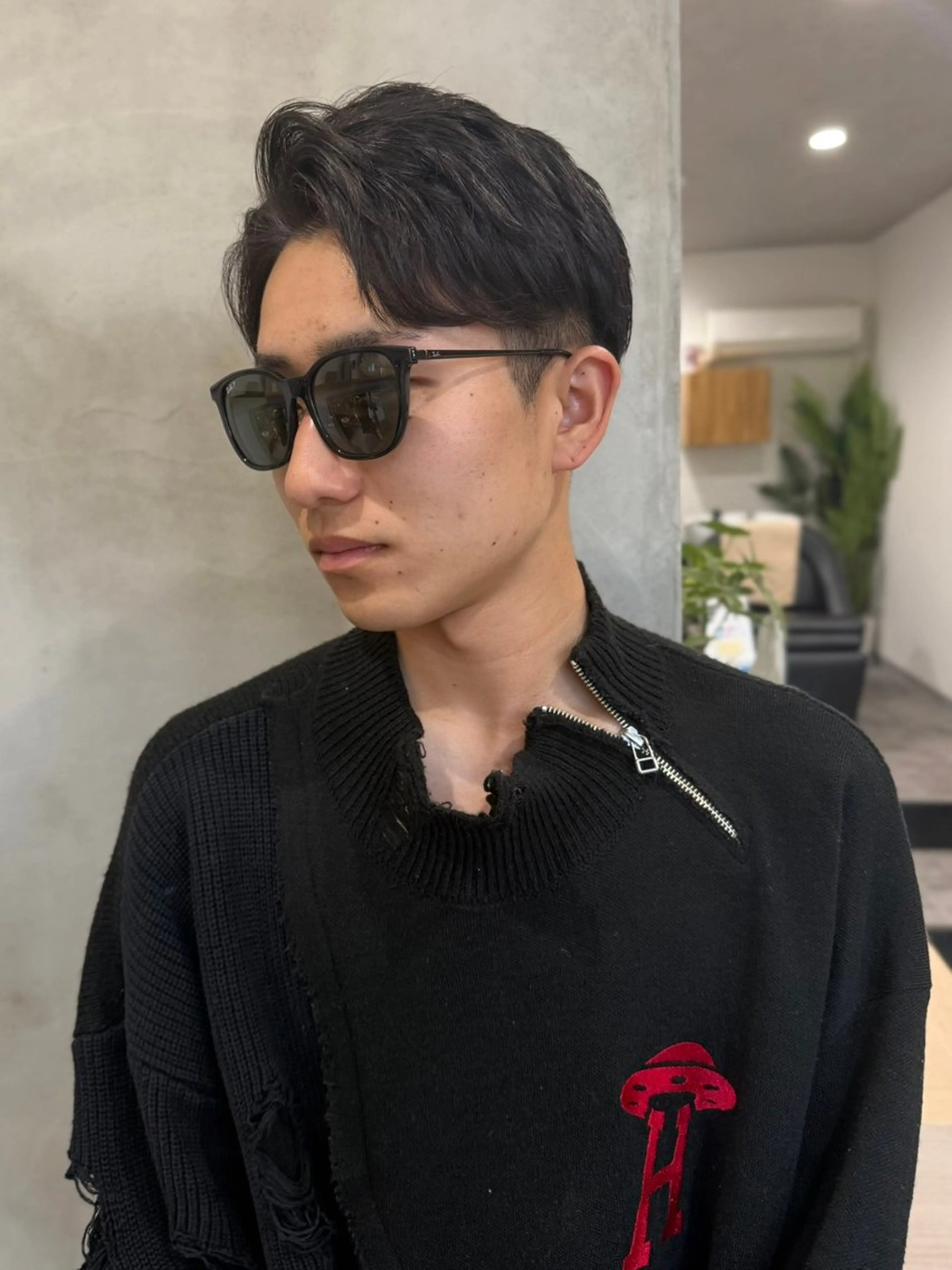 メンズ アップバング メンズパーマ カット 88 hair design所属・🫧ハルカ🫧 レイヤーカット/ボブのヘアスタイル