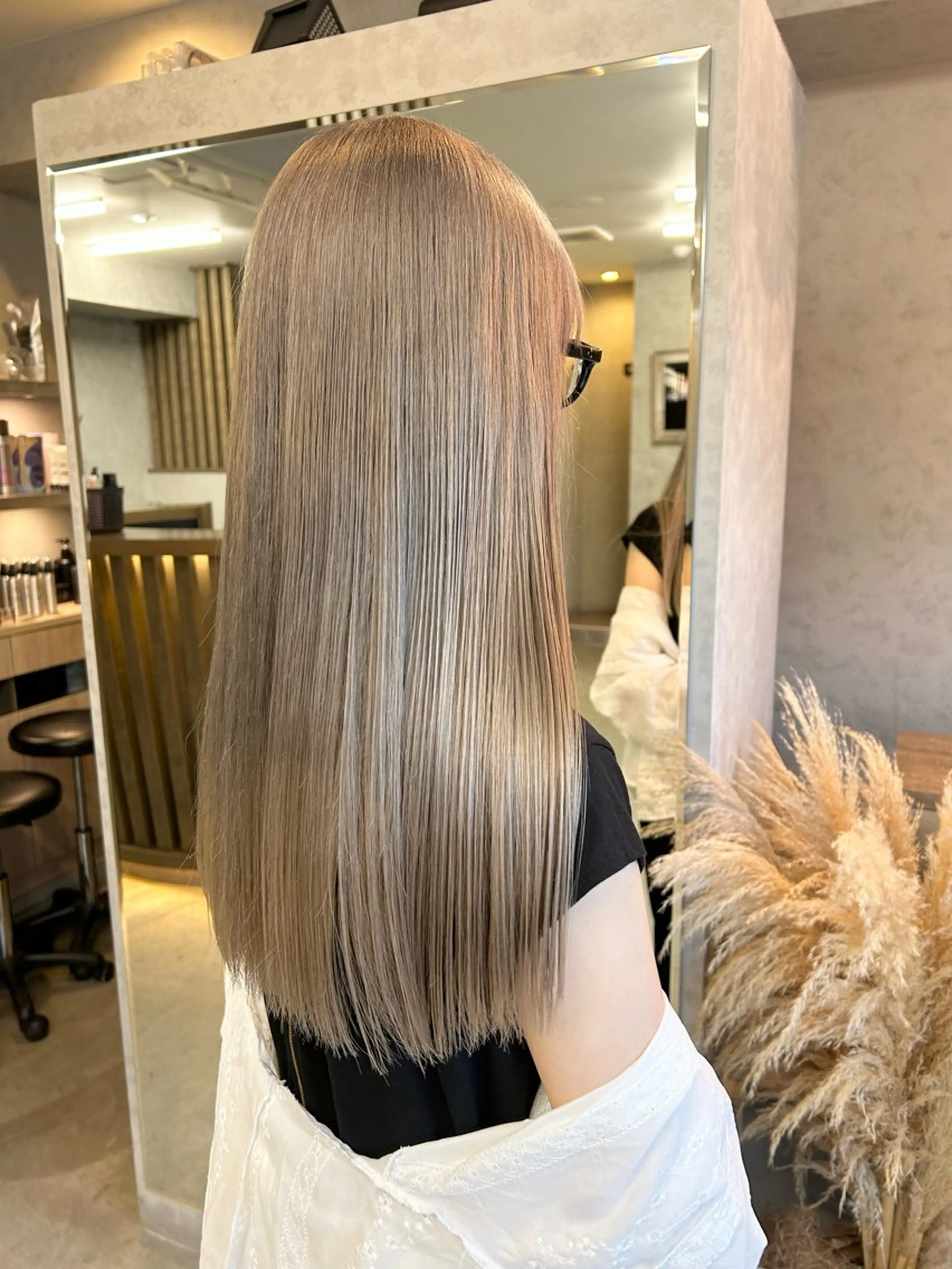 ロング カラー ヘアカラー トリートメント Haru/THREE …by velvetのヘアスタイル