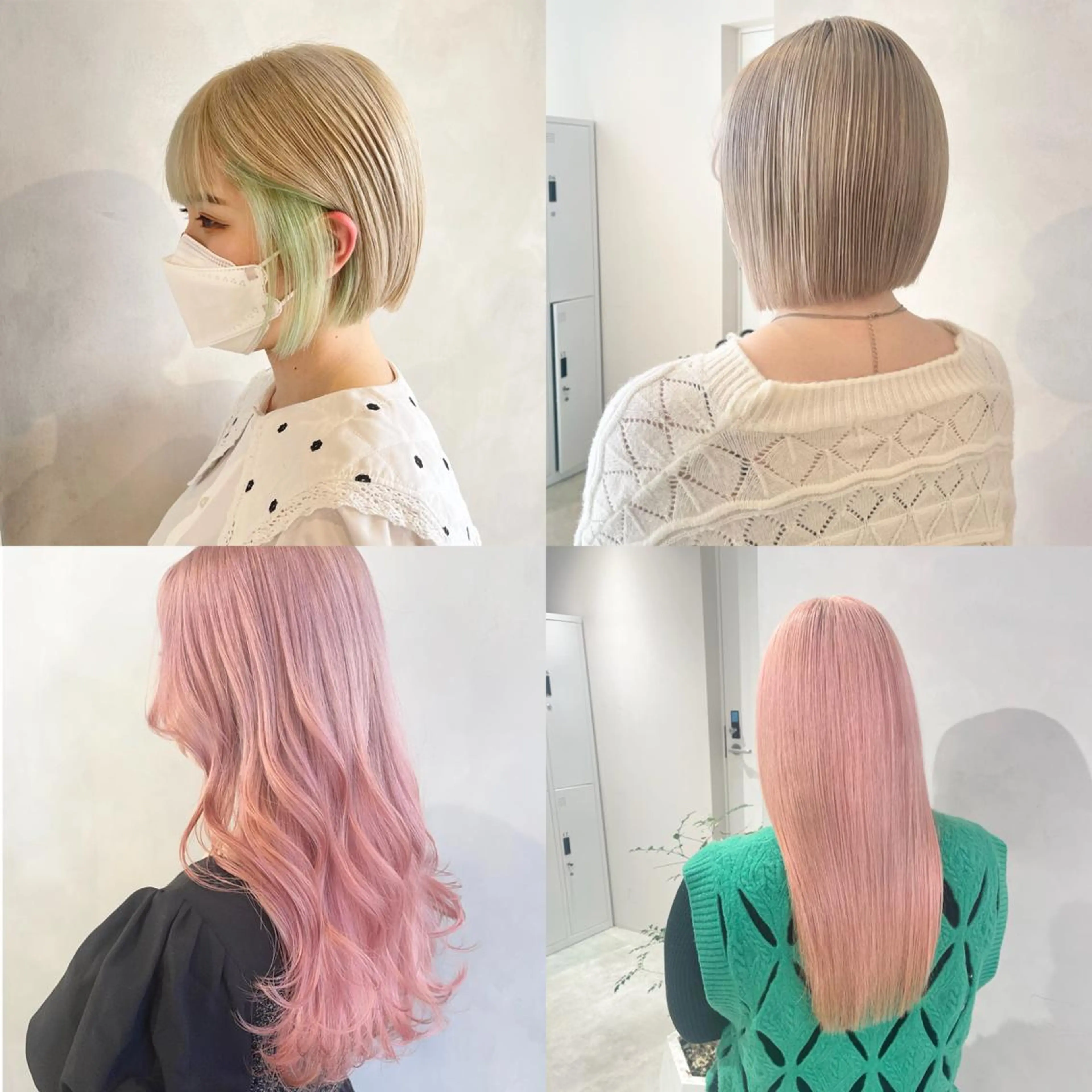 ミディアム カラー ハイトーンカラー ヘアカラー トリートメント 🦋レイヤーカット ミドリカワ🦋のヘアスタイル