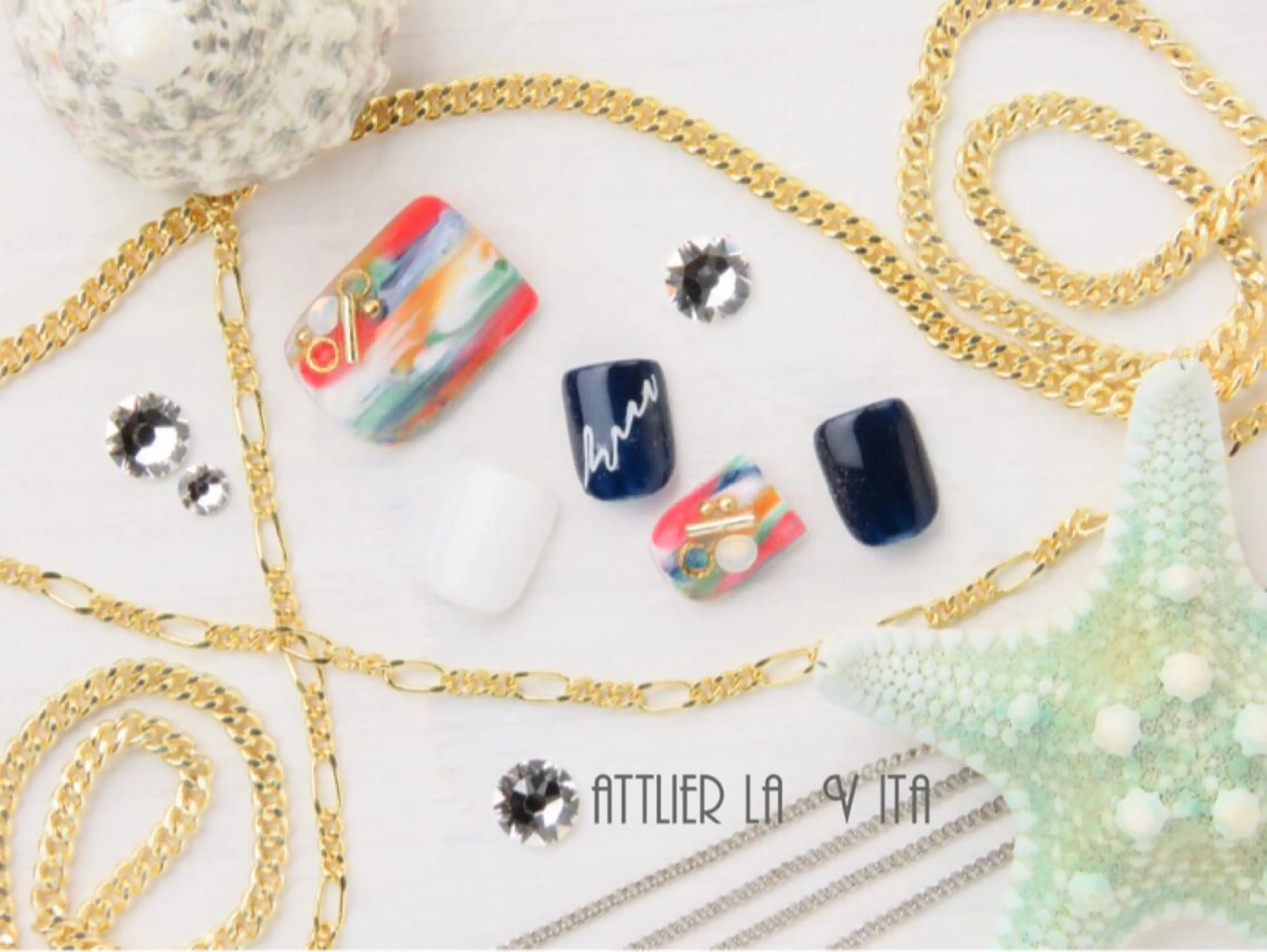 ネイル フットネイル atelier la vita所属・lavita. mimuraのネイルデザイン