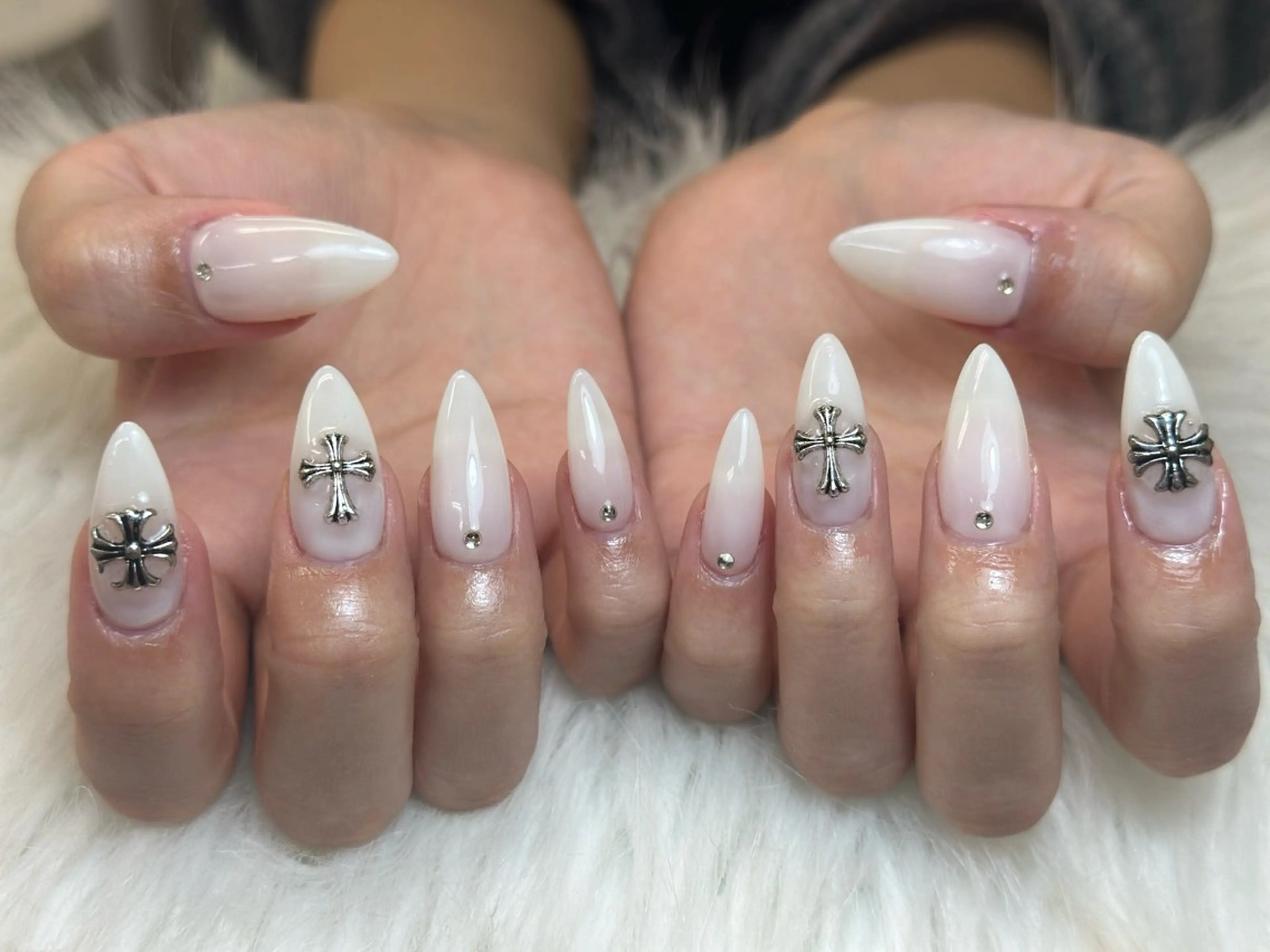 ネイル アートネイル ジェルネイル マグネットネイル ハンドネイル JennNail_ マオのネイルデザイン