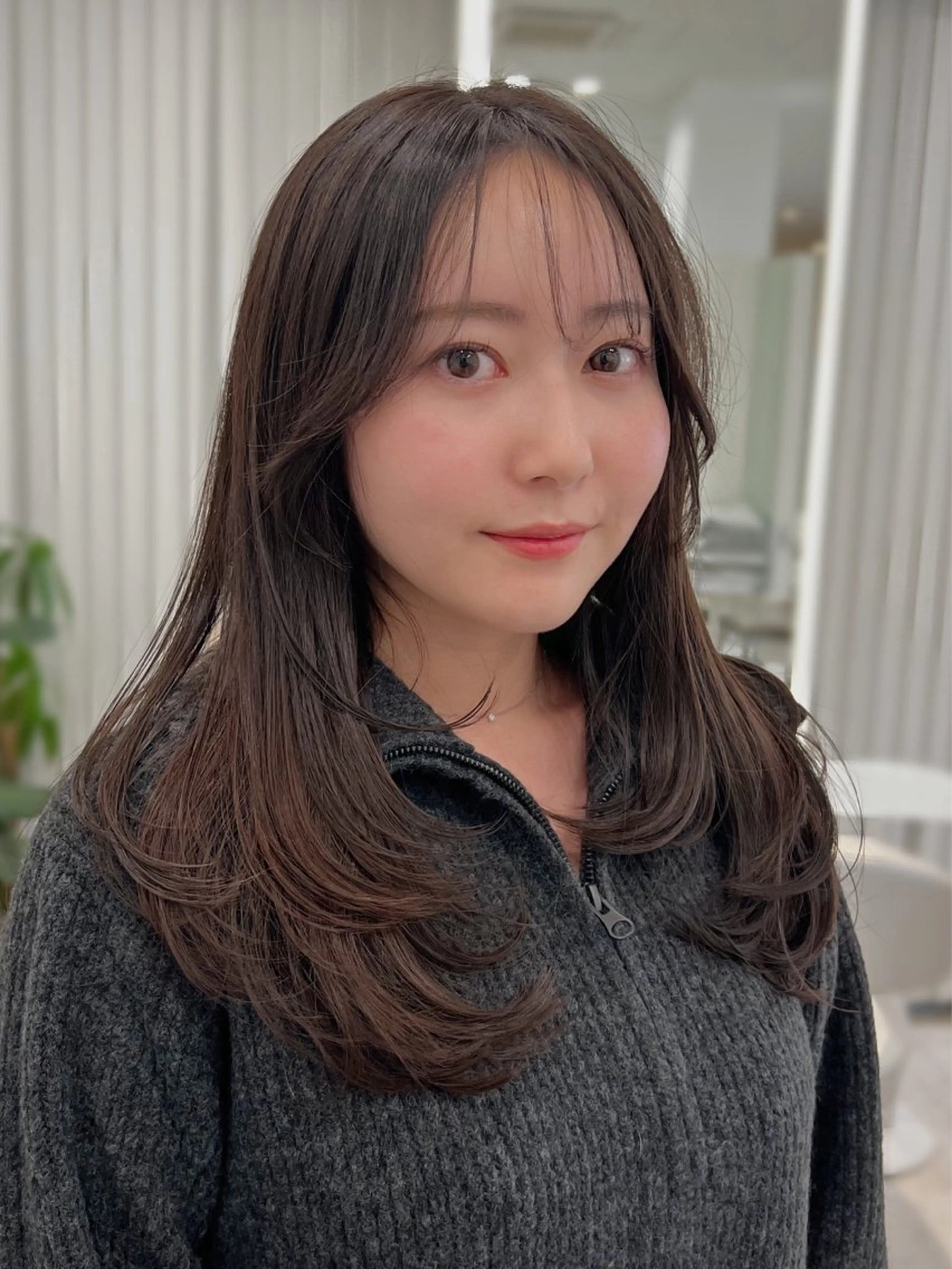 セミロング カット ヘアカラー トリートメント 最高の似合わせ🪽 韓国っぽ🇰🇷後藤のヘアスタイル
