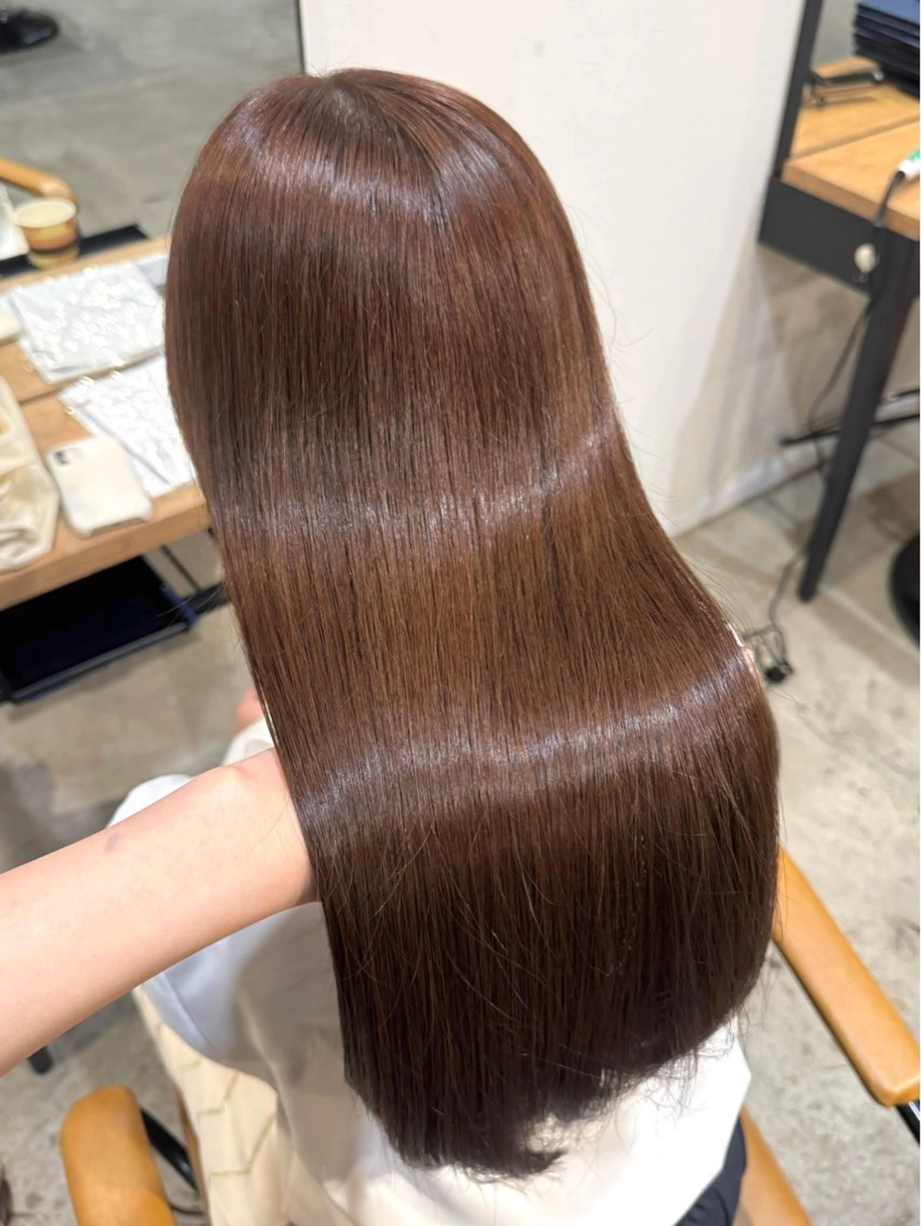 ロング カラー ヘアアレンジ カット ヘアカラー トリートメント ヘッドスパ 艶モテヘア 🎀ひまり🎀のヘアスタイル