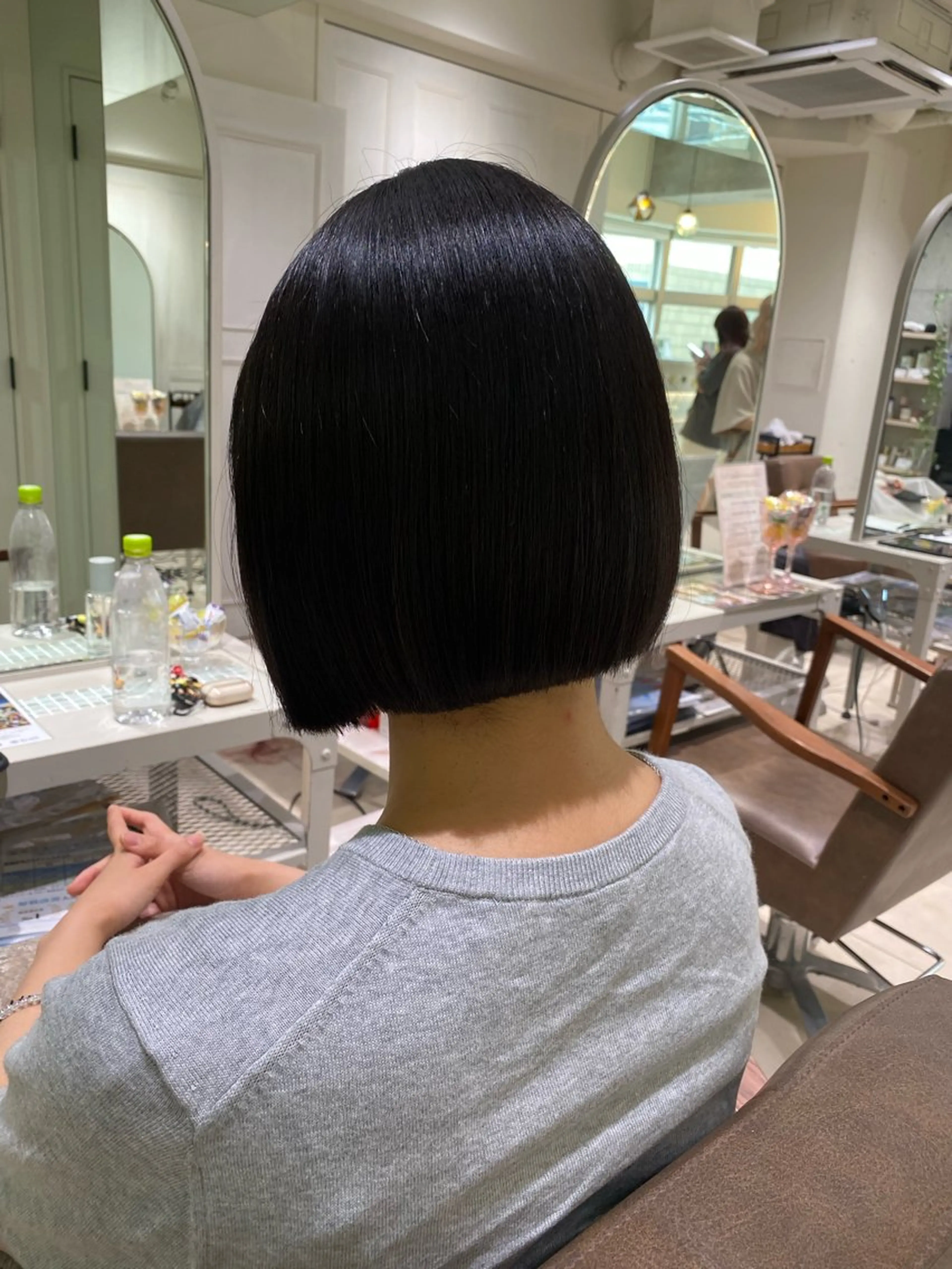ショート ヘアカラー 暖色カラー🍒ヘア セット🎀✨Ainaのヘアスタイル