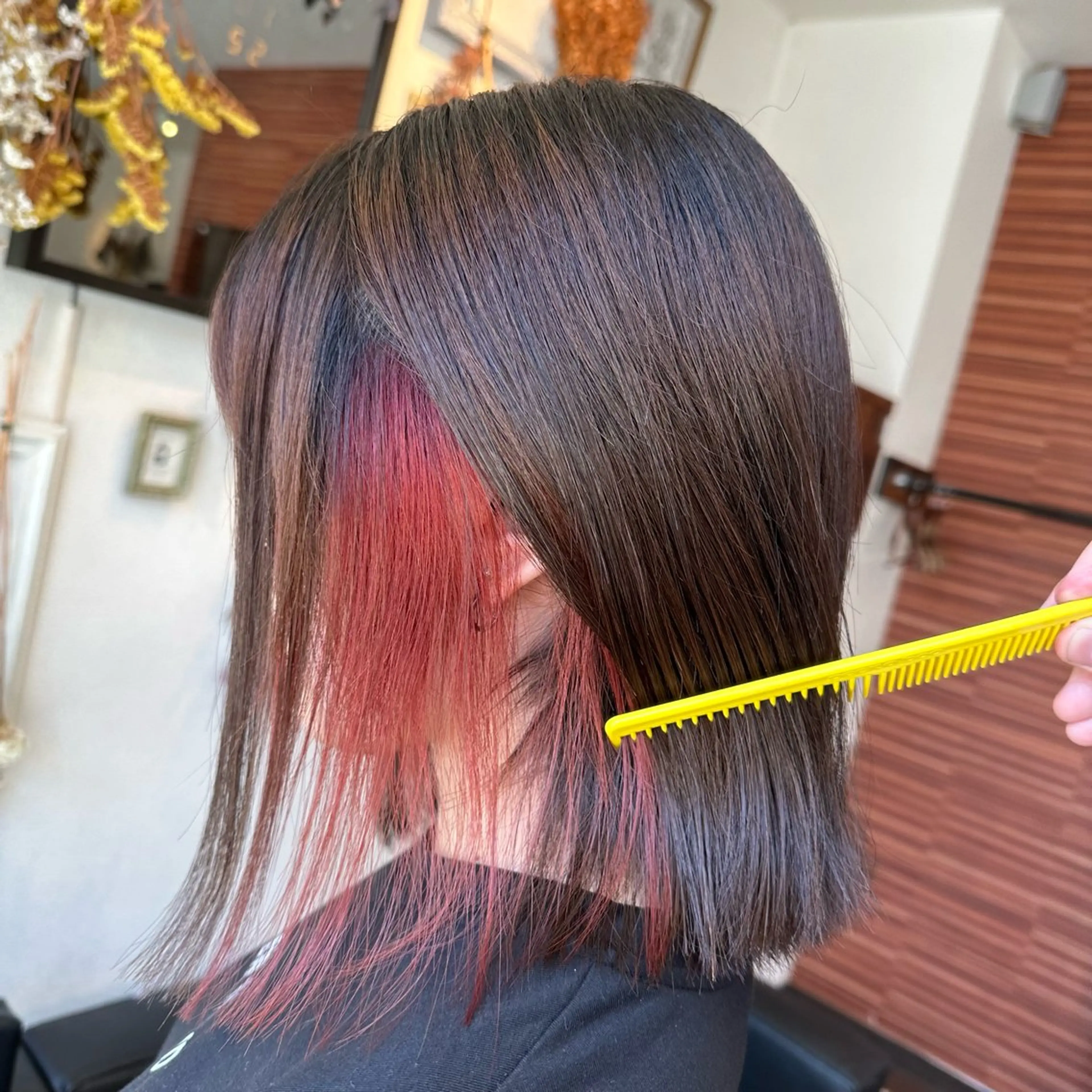 ミディアム カラー カット ヘアカラー Glanzhair 🫧‪菊池柊真🫧のヘアスタイル