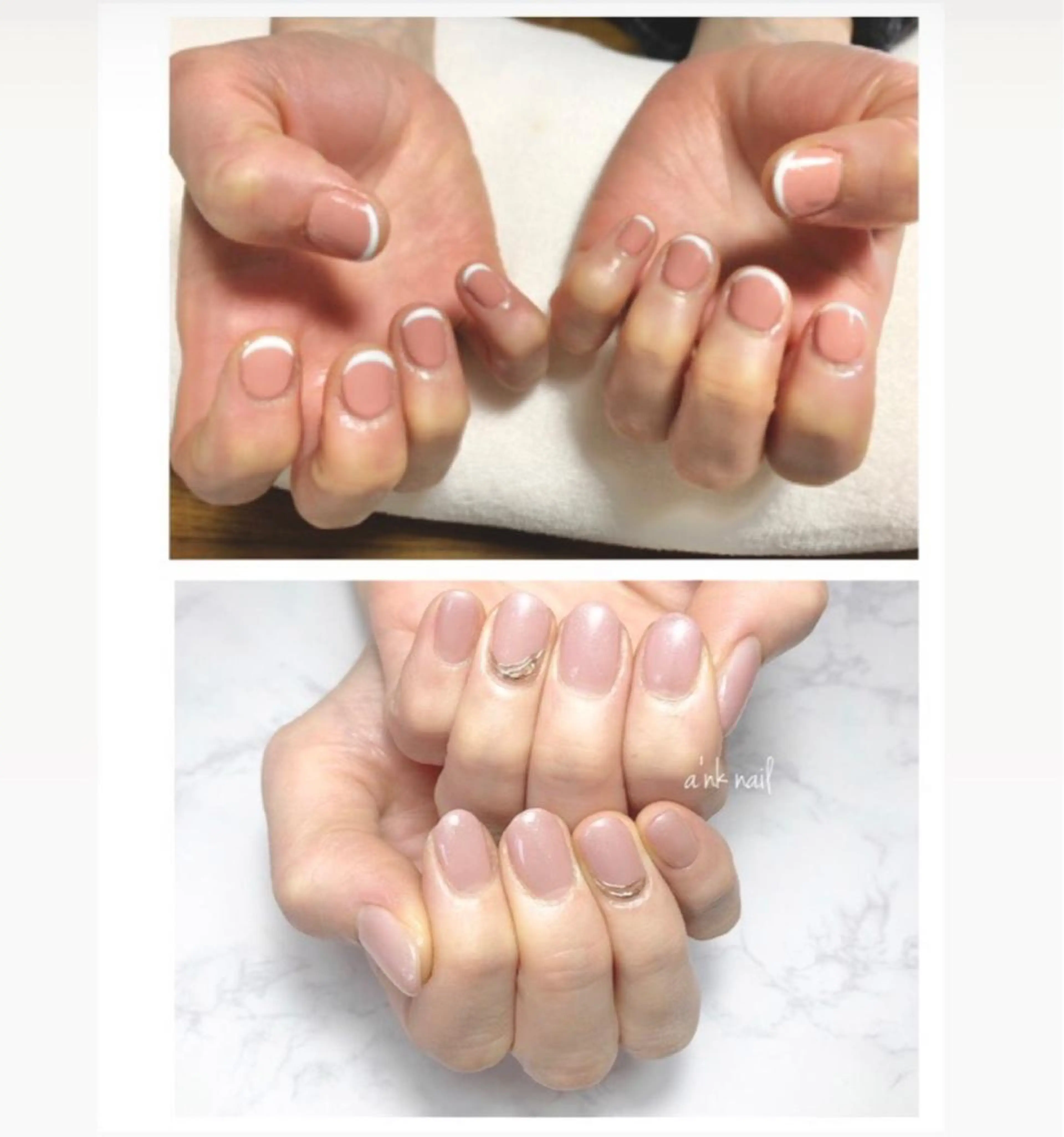 可愛くしながら"育成ネイル" (ネイルオイル込み)の写真