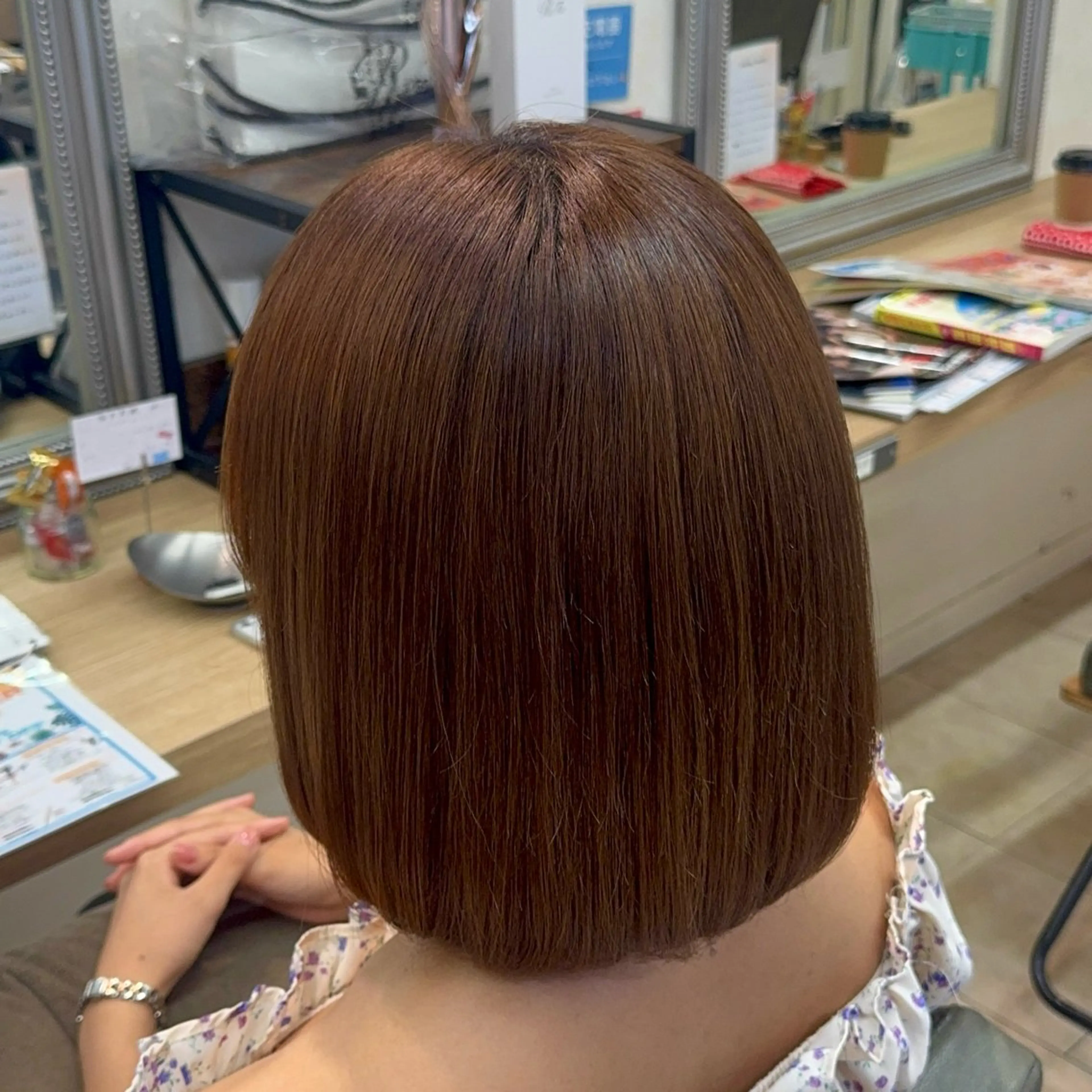 ミディアム トリートメント トリートメント 癒しの艶髪ケア /下北沢/赤木僚汰のヘアスタイル
