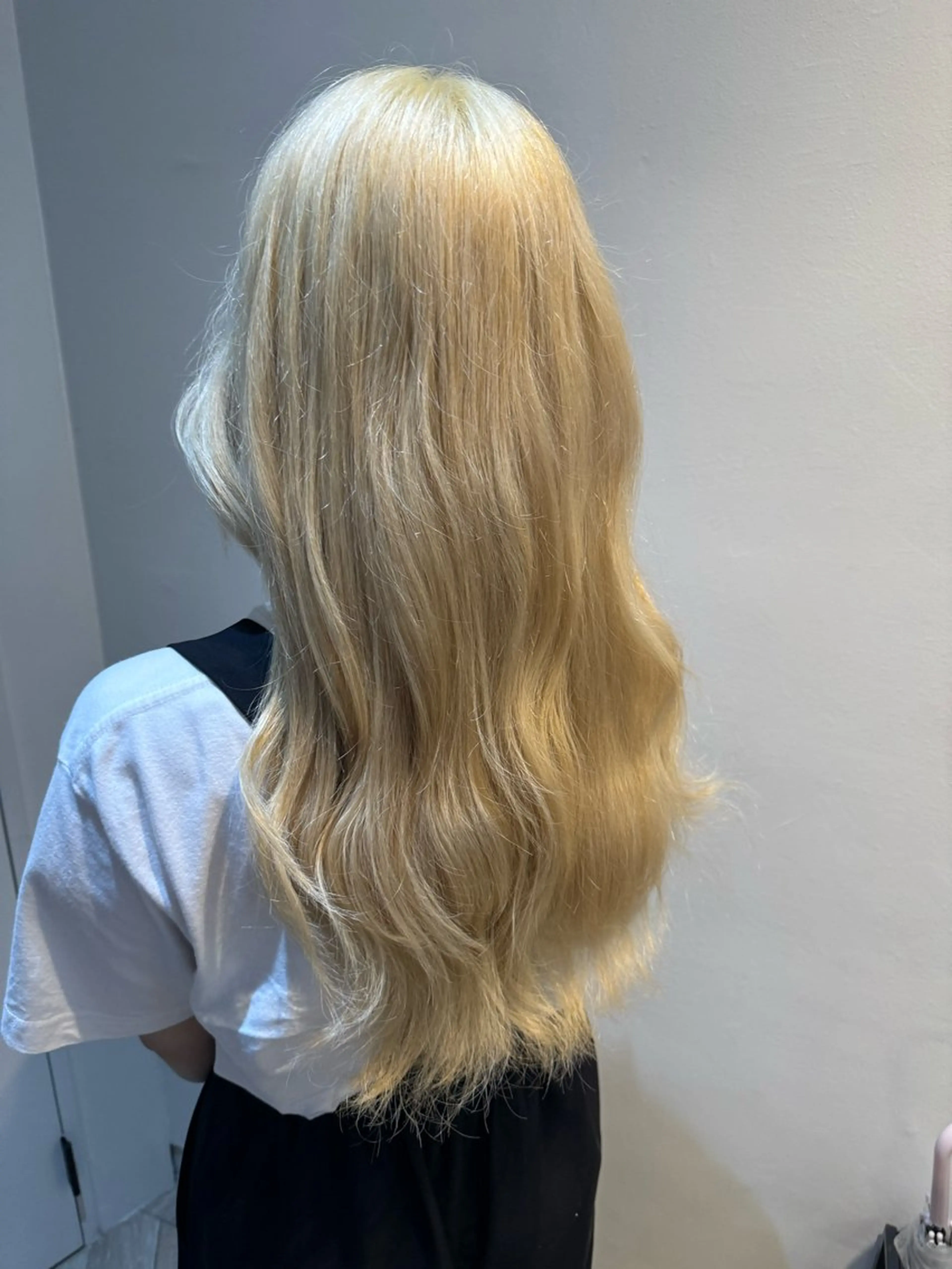 ロング カラー クキノ ケイカのヘアスタイル