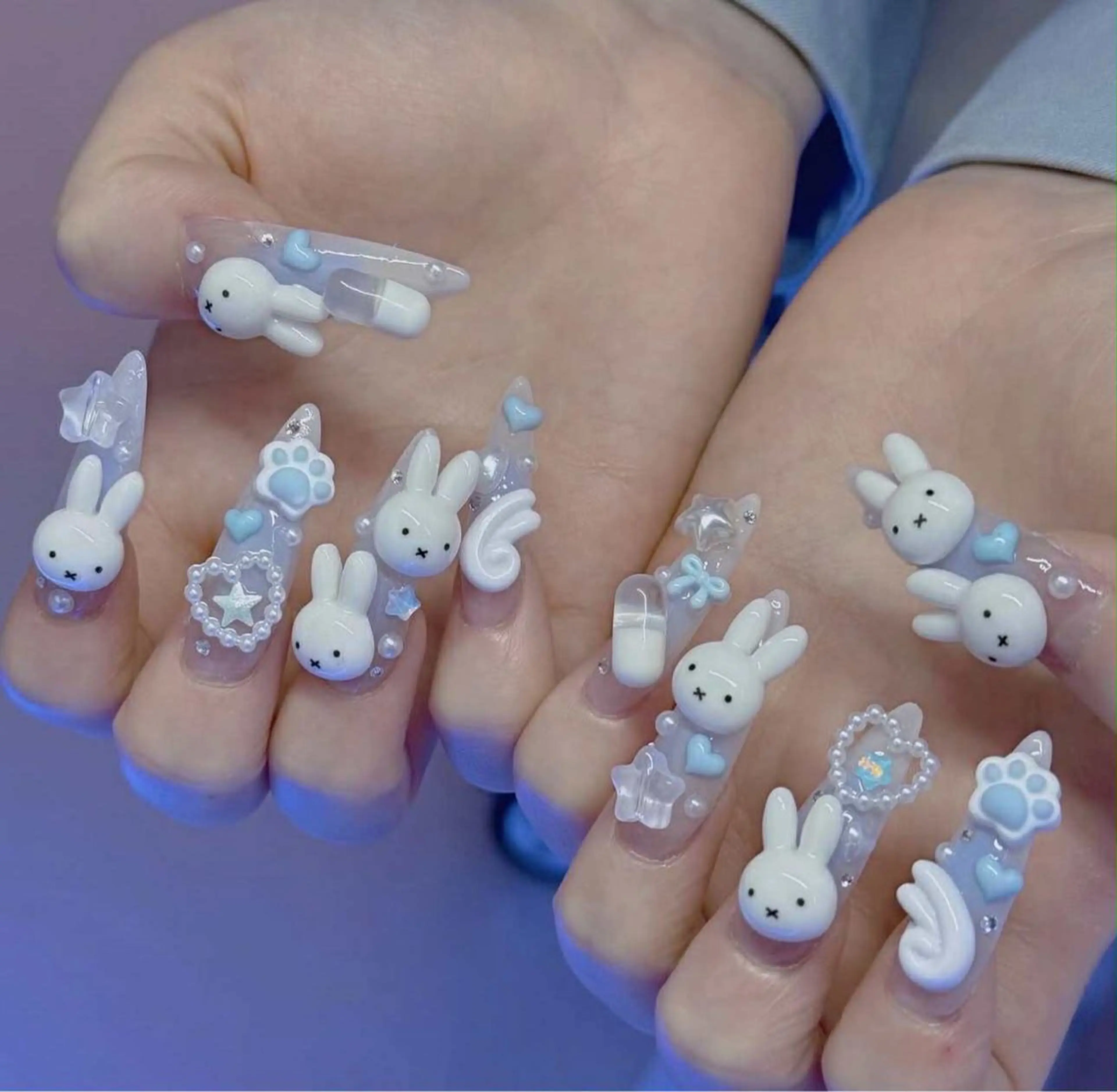 ネイル 🩷JiSu🩷 チップ長さ出し専門のネイルデザイン