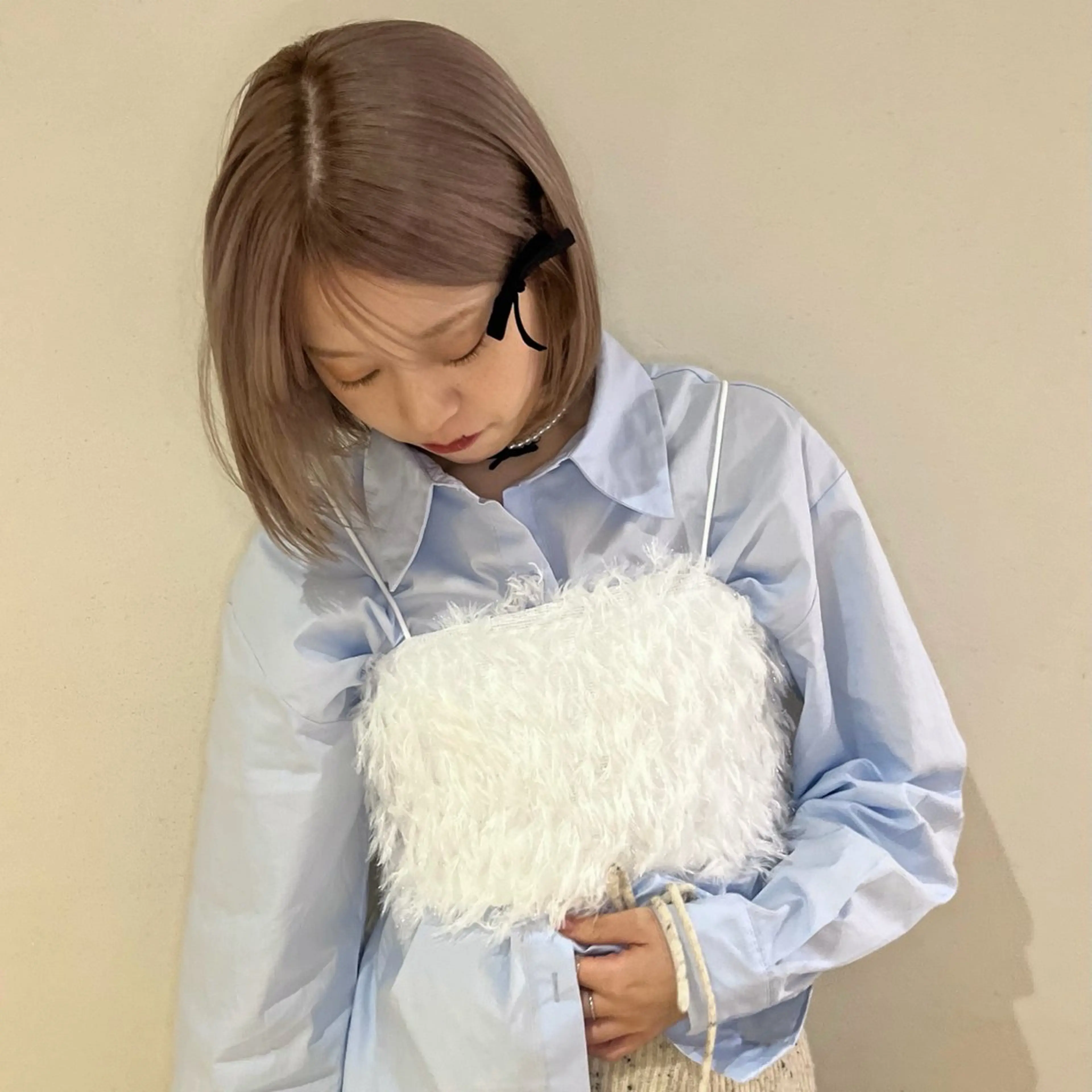 ミディアム カラー はるか/ CosyVelvetのヘアスタイル