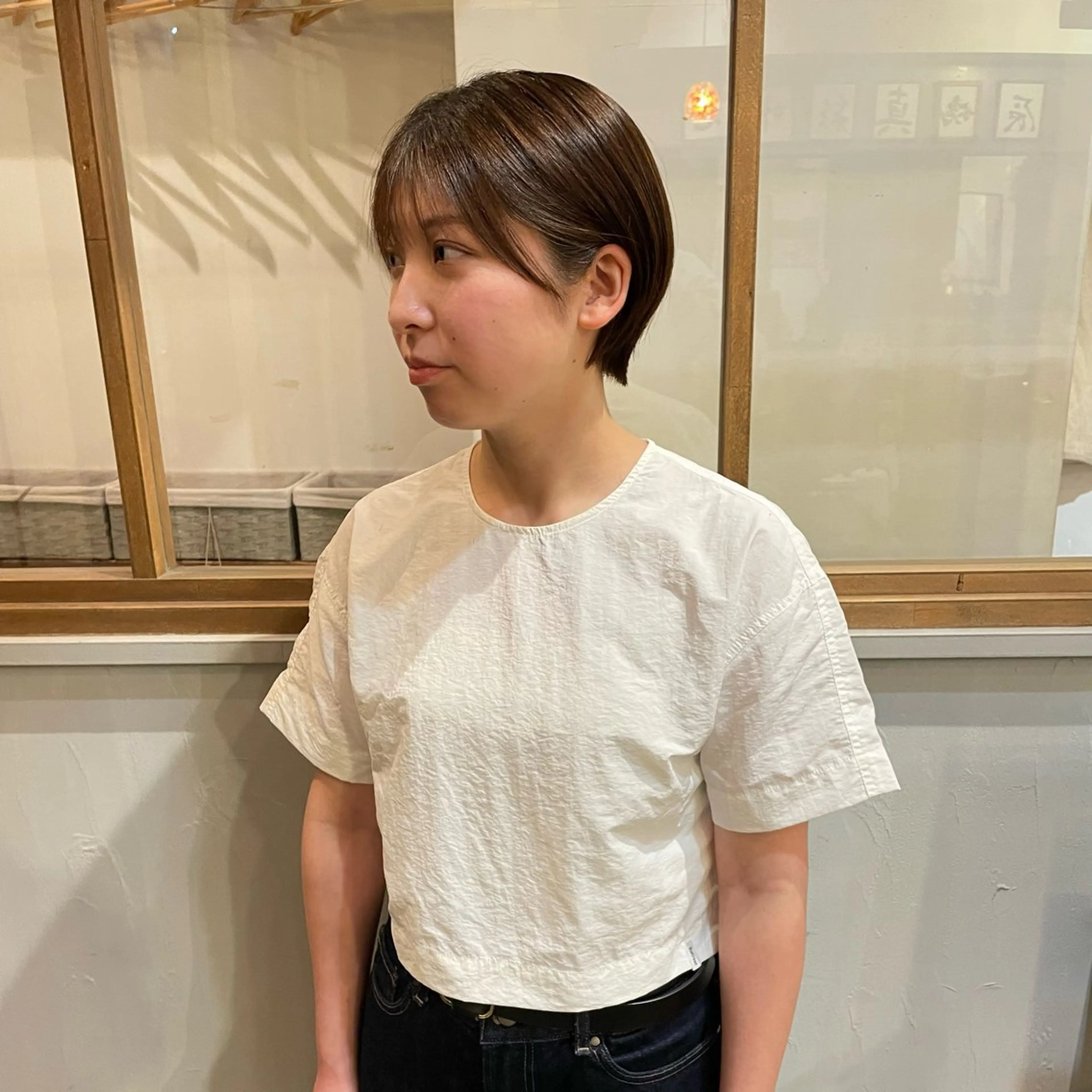 ショート カラー 平地 晃人のヘアスタイル