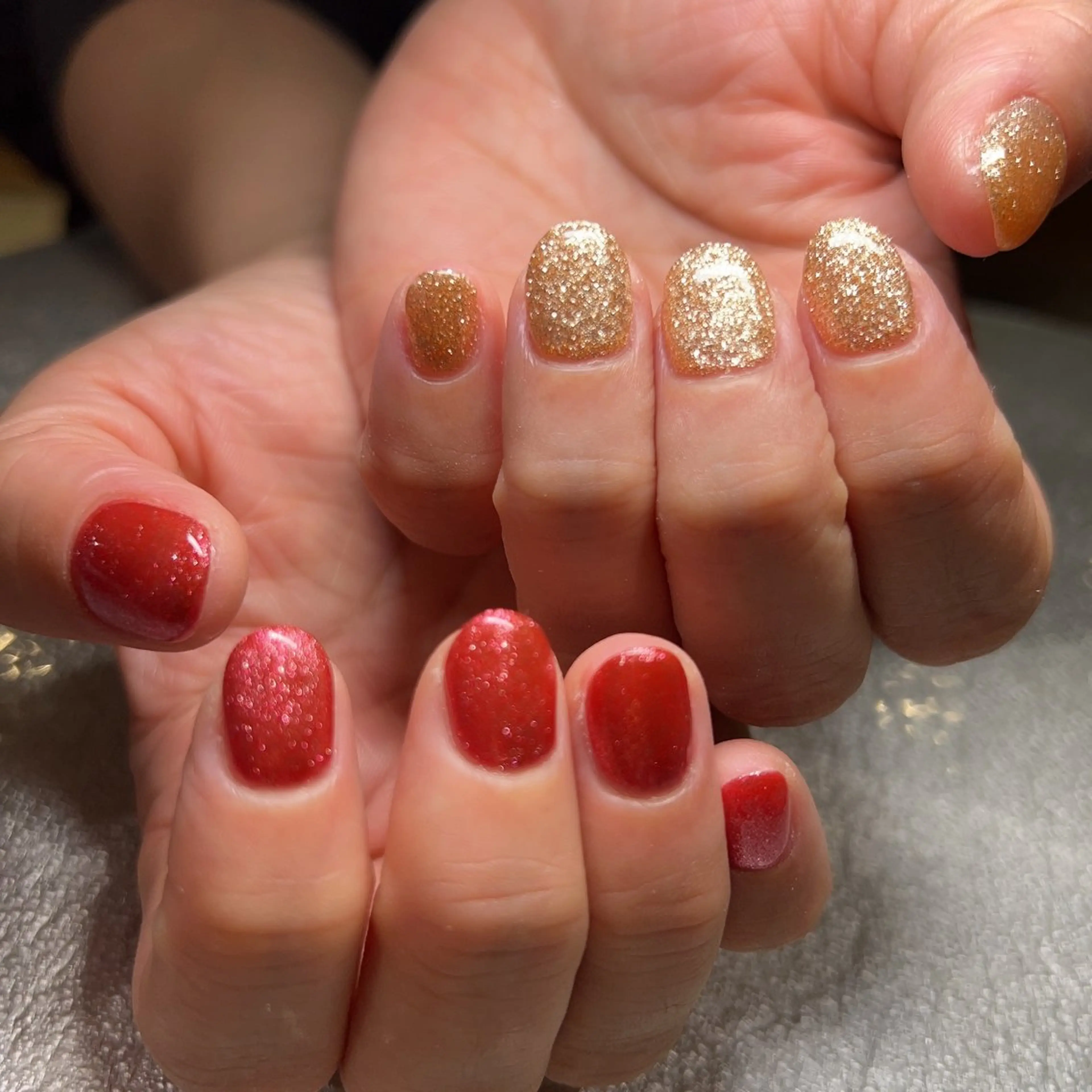 ネイル 冬ネイル クリスマス Total Beauty Salon CURE 津田沼店所属・イエティ .のネイルデザイン