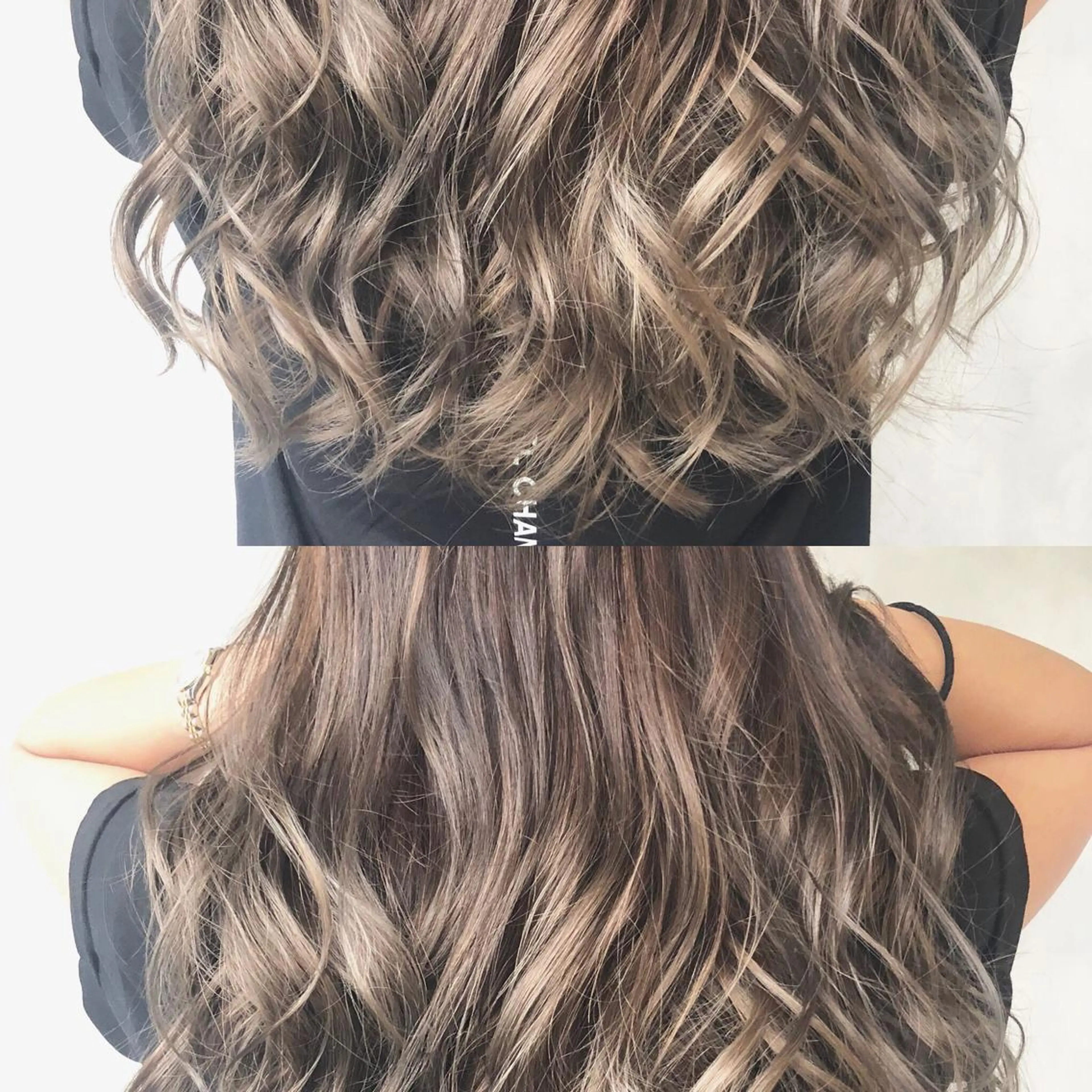 ロング 外国人風カラー ハイライト ヘアカラー トリートメント 小澤大輔 YOLO hairのヘアスタイル