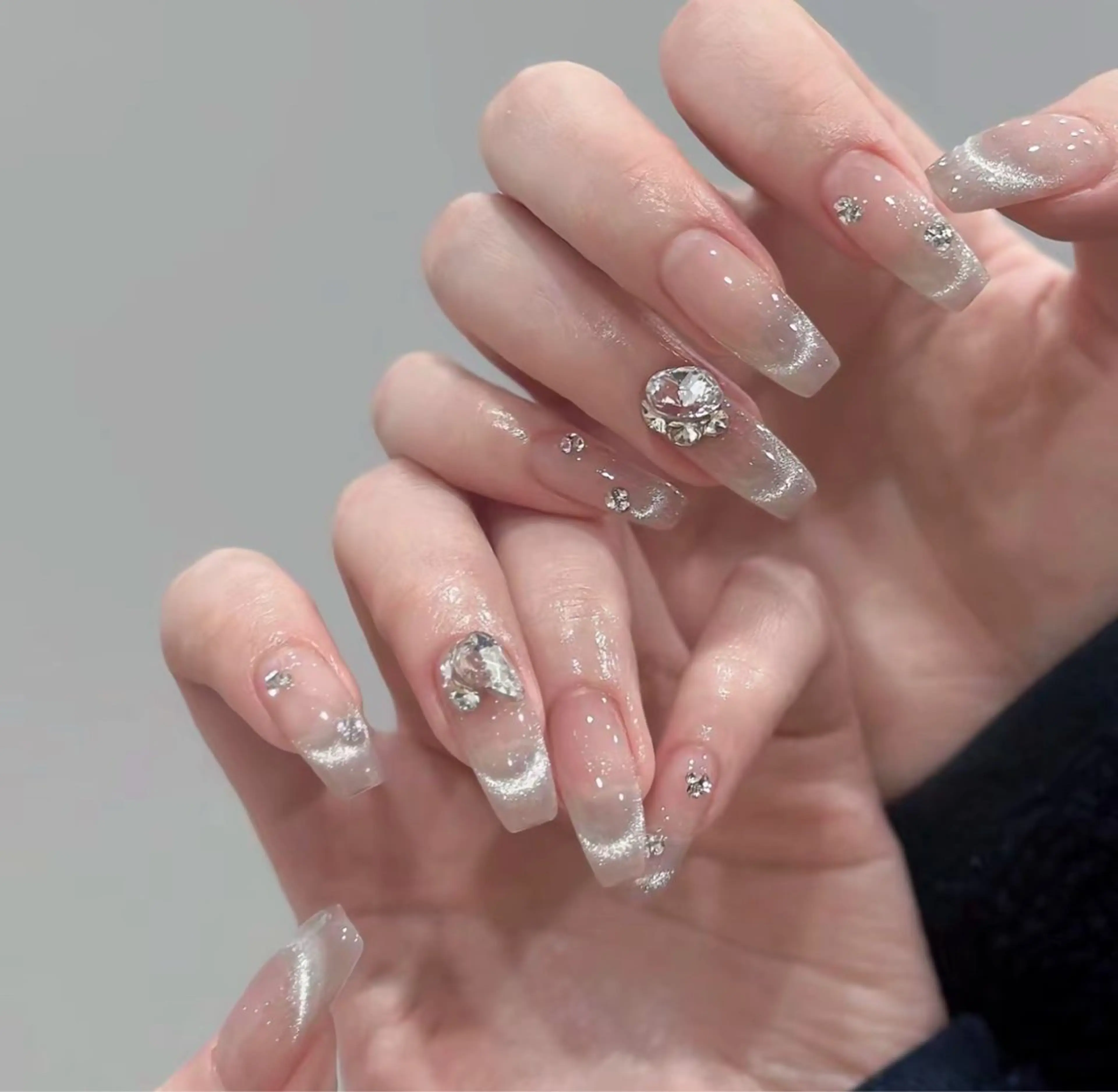 ネイル ジェルネイル 韓国ネイル マグネットネイル 持ち込み シンプルネイル ハンドネイル candy nail 韓国風ワンホンネイルのネイルデザイン