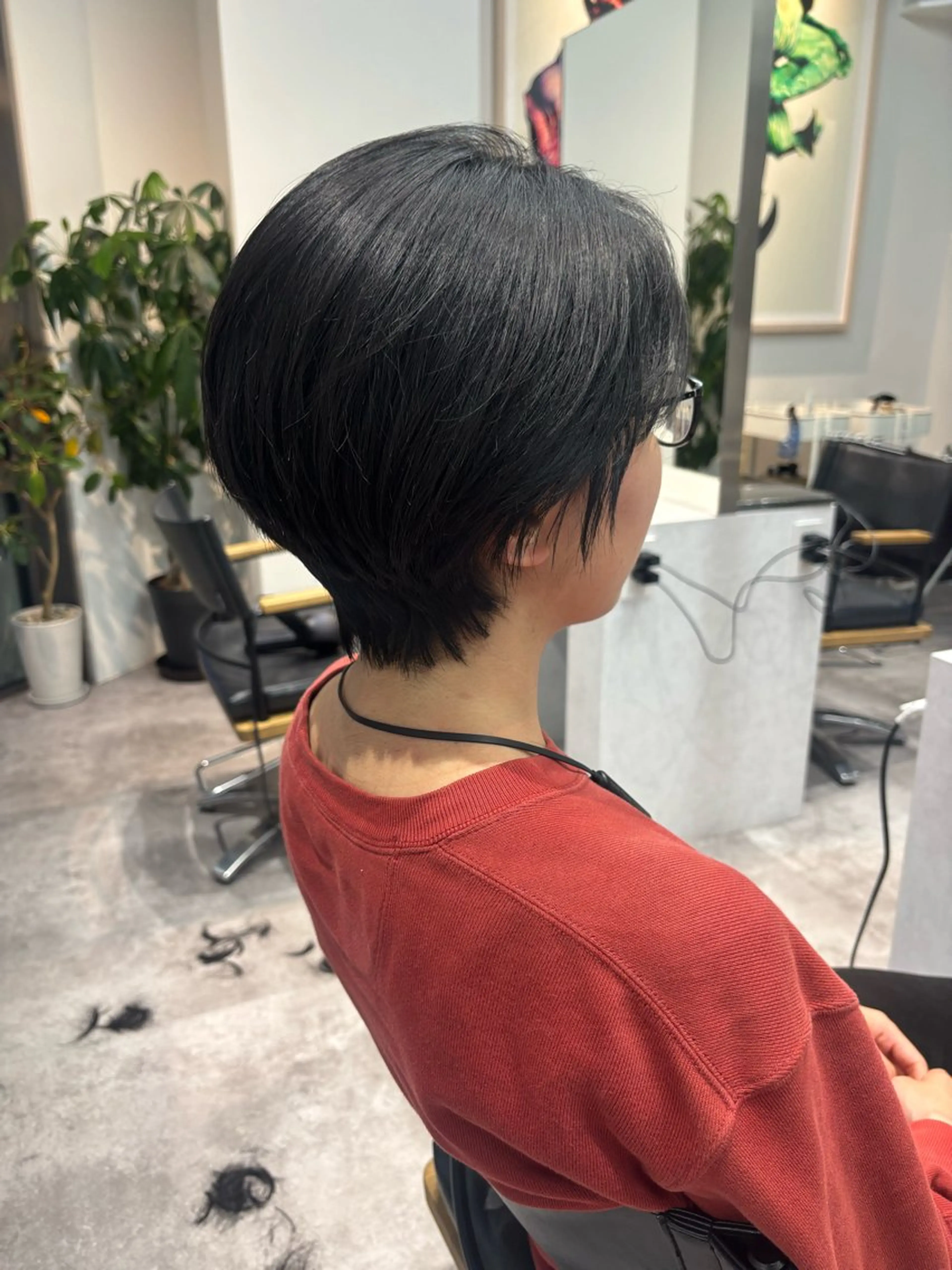 ショート カラー ヘアアレンジ マエダ アズミ🌱のヘアスタイル