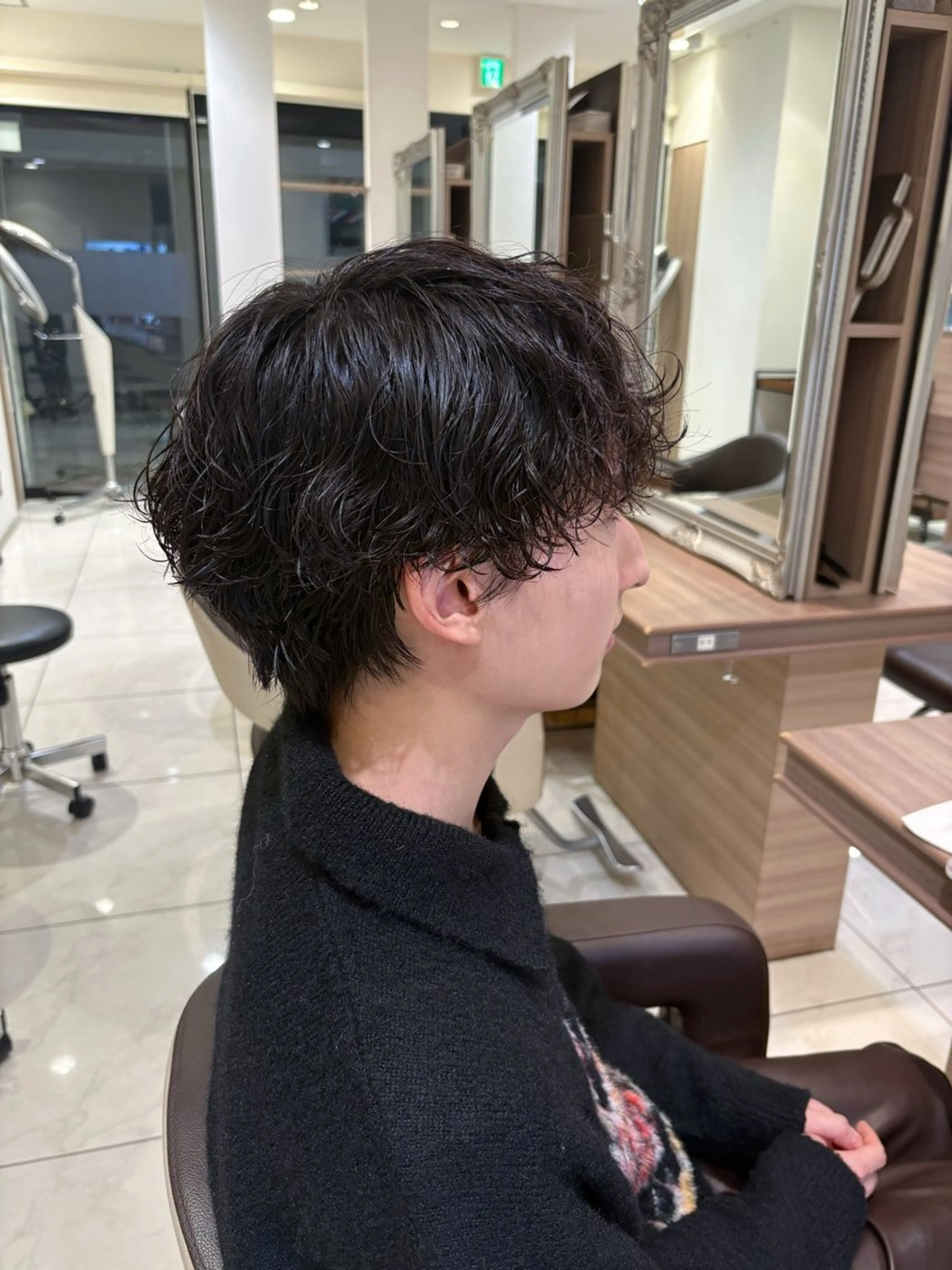 パーマ メンズ chinatsu ໒꒱ ‧₊˚のヘアスタイル