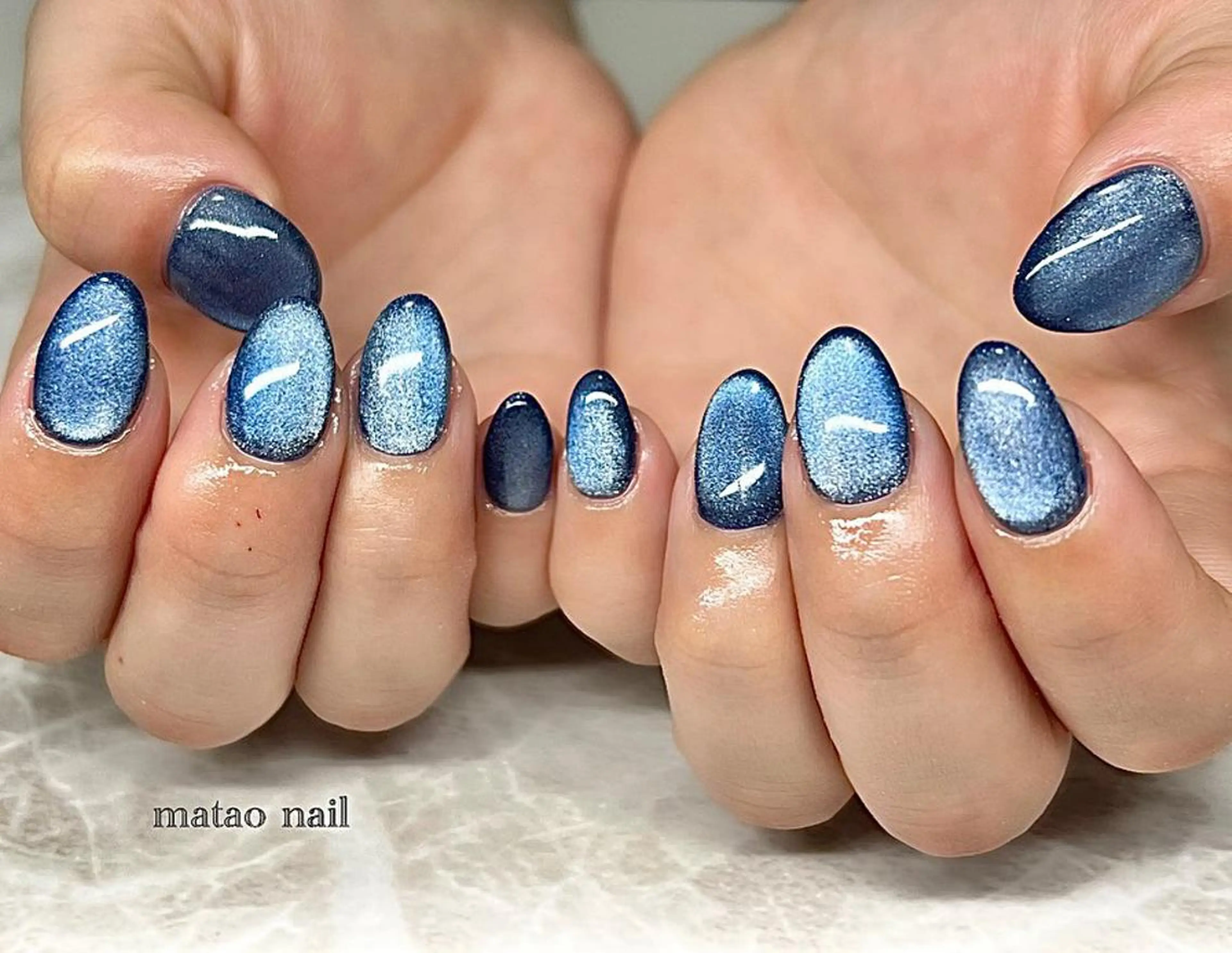 ネイル マグネットネイル ハンドネイル フットネイル matao nailのネイルデザイン