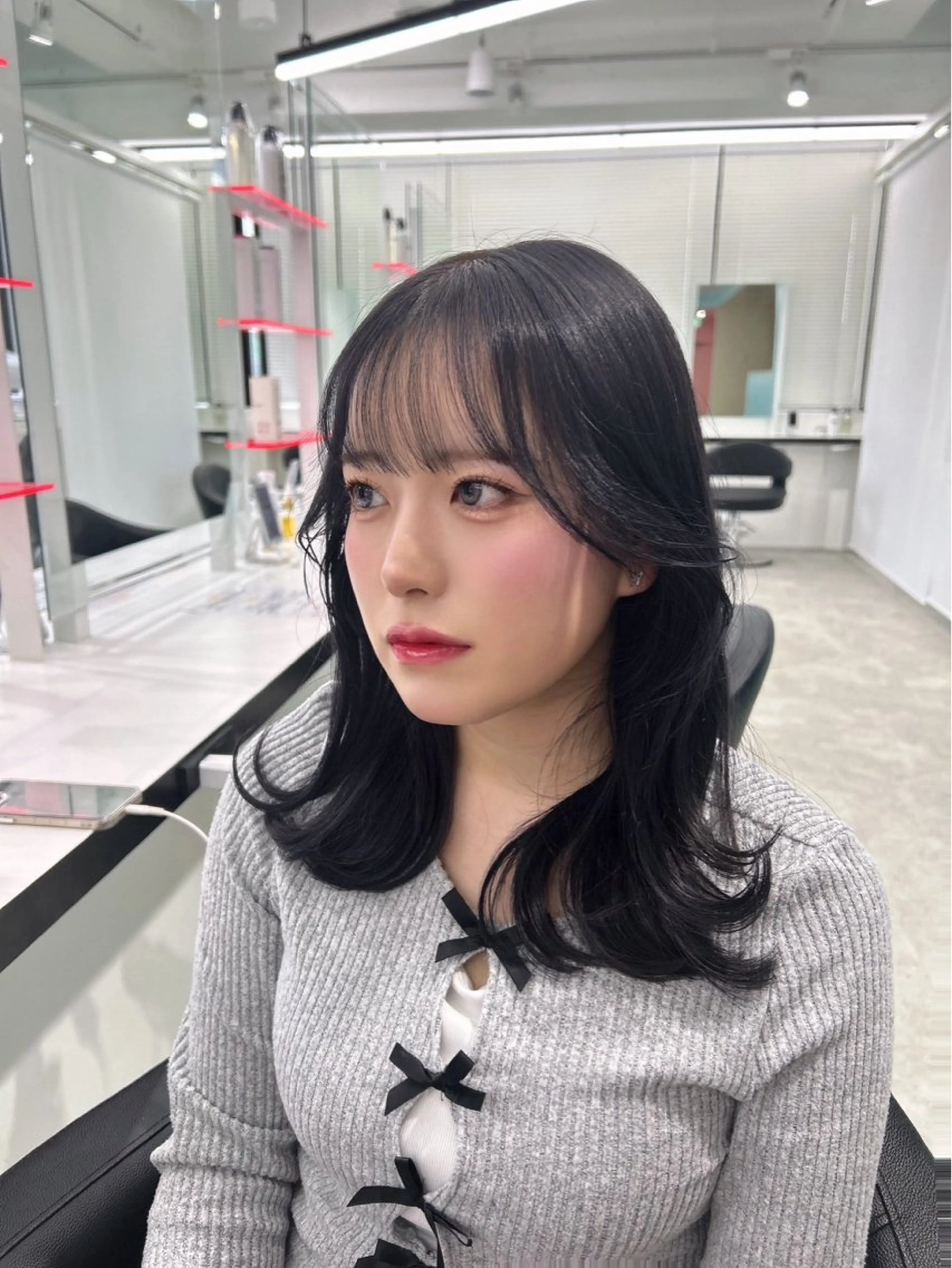 ロング カラー エフェクトブリーチ／ レイヤーカット／翔のヘアスタイル