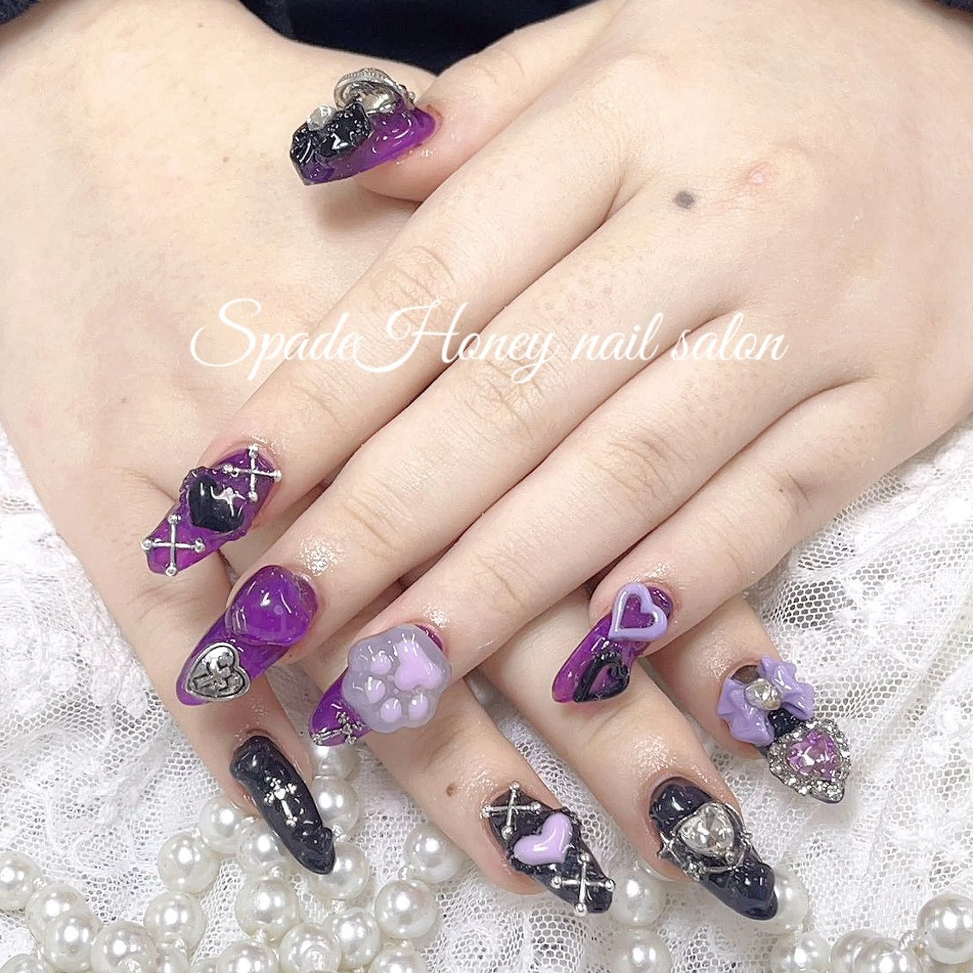 ネイル ハンドネイル SpadeHoney ♠️✨のネイルデザイン