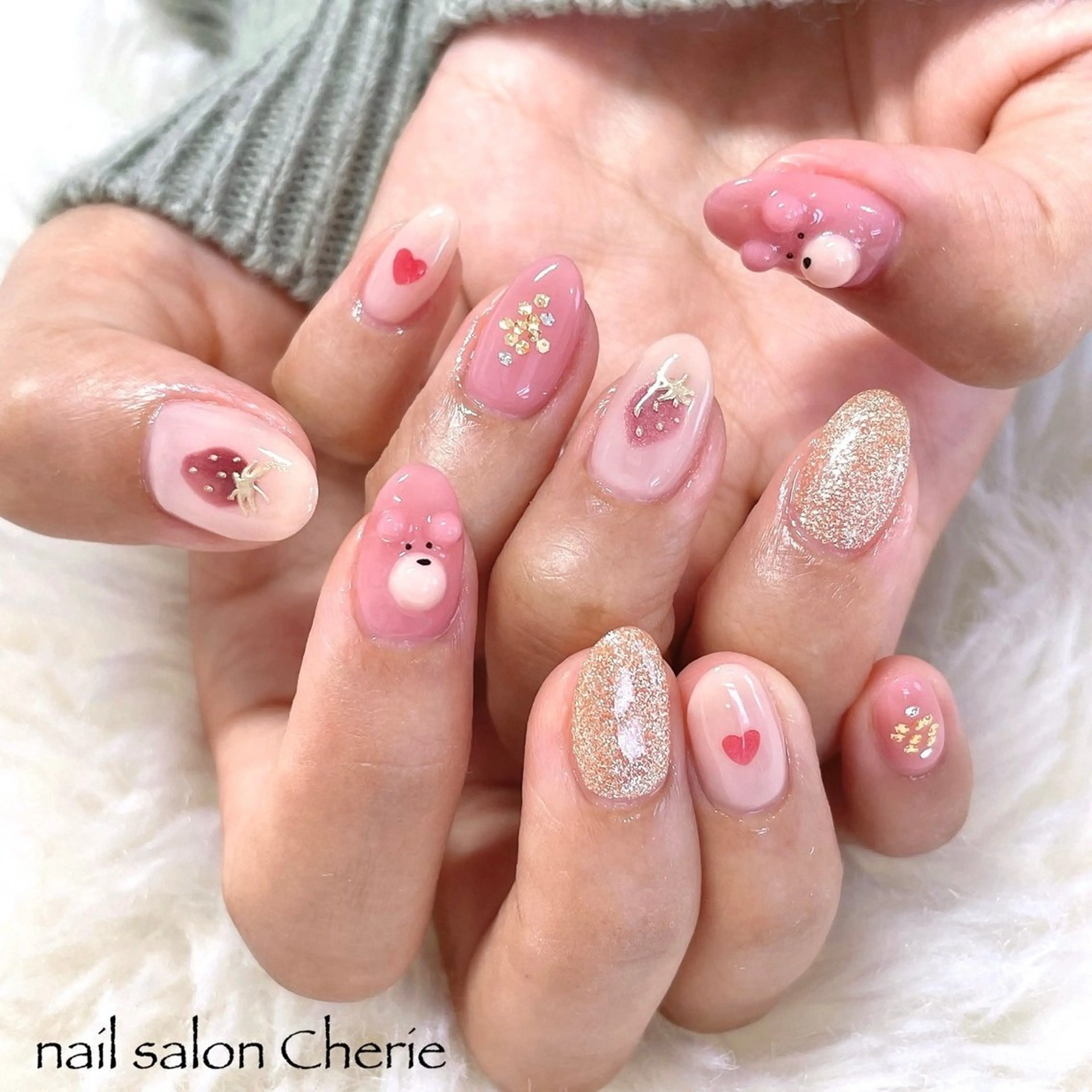 ネイル ハンドネイル nail salon Cherie ネイルサロン シェリー所属・nail salon Cherieのネイルデザイン