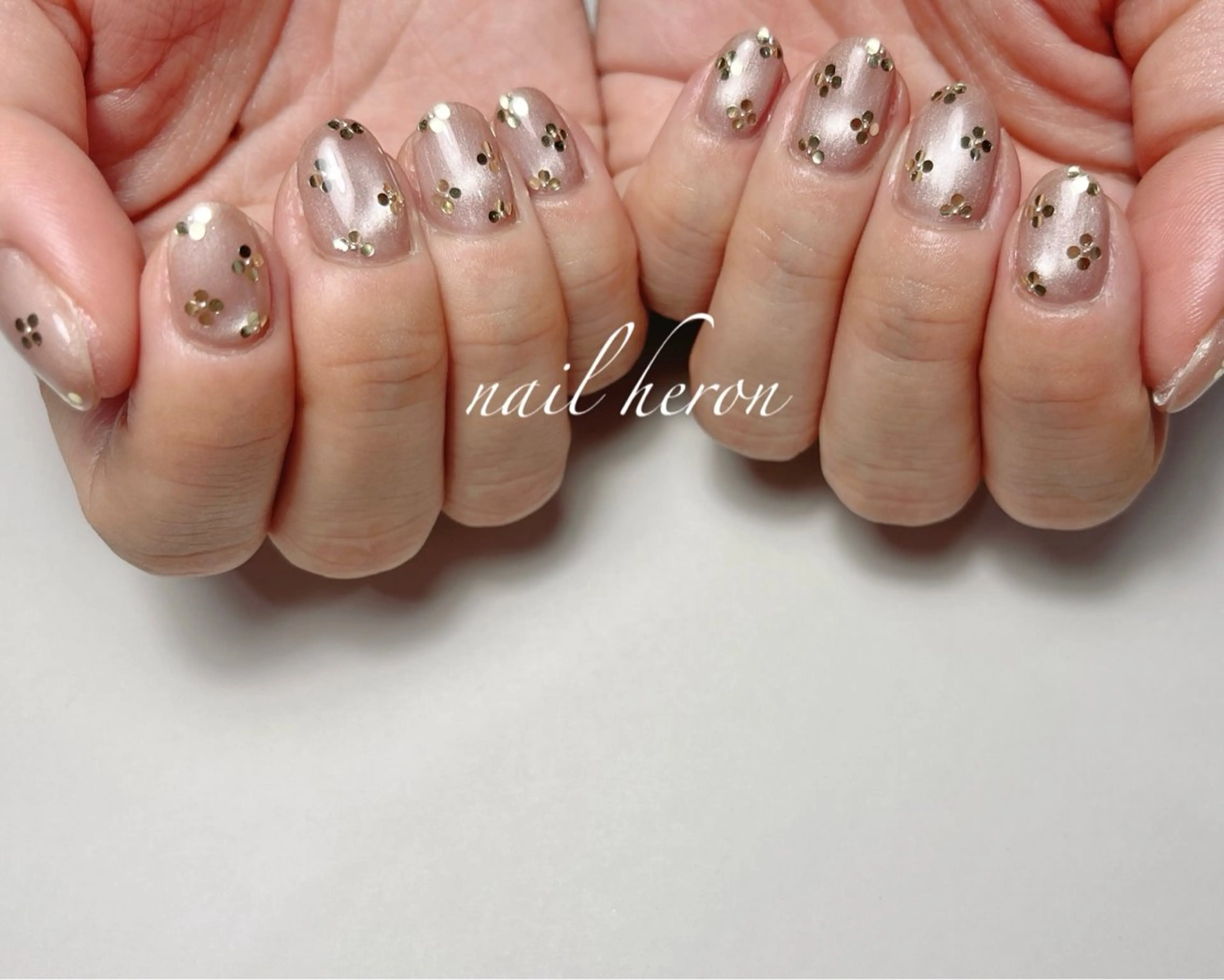 ネイル フラワーネイル ホログラムネイル ハンドネイル nail heron所属・saki_ nail heronのその他イメージ