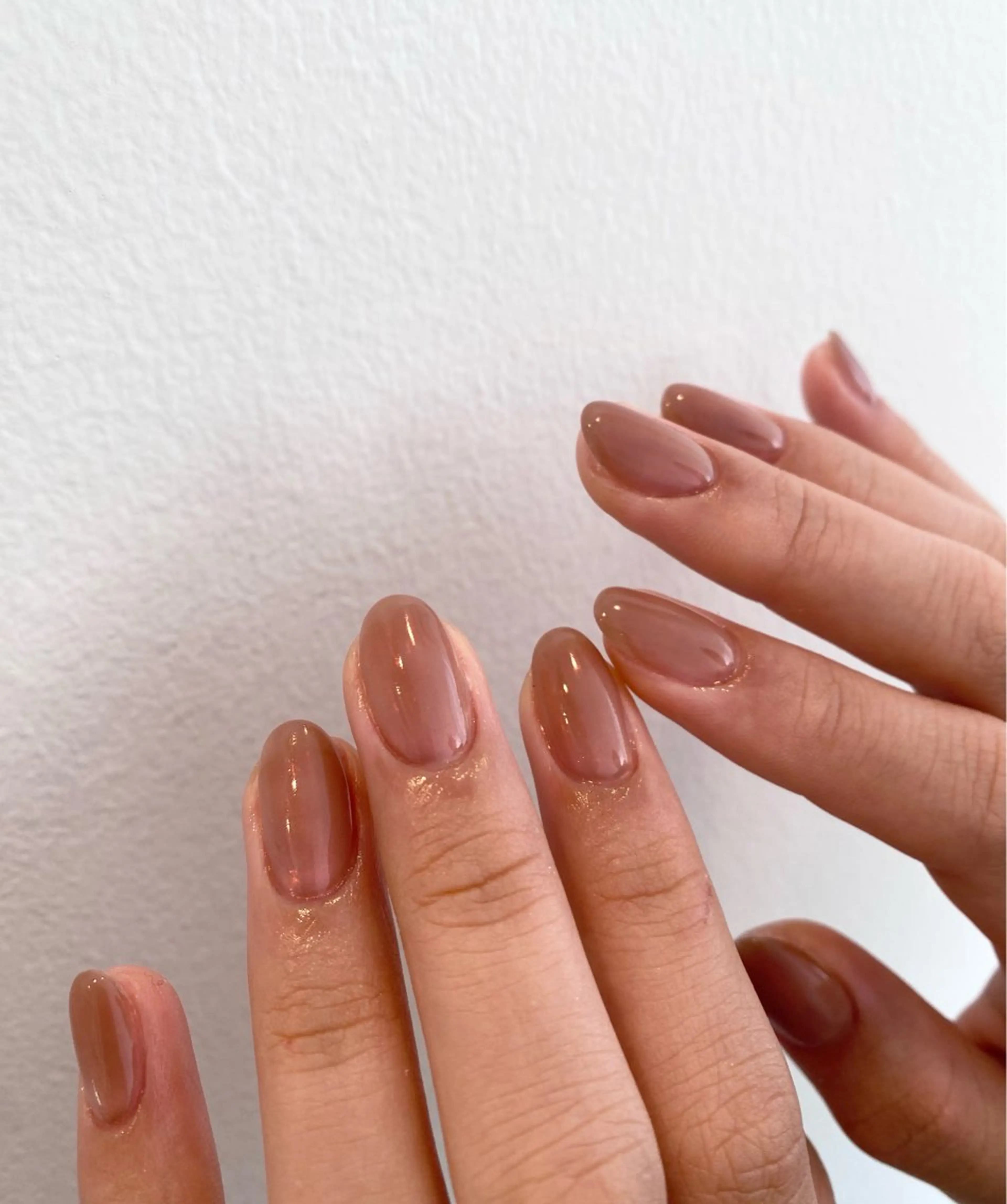 ネイル オーロラネイル ワンカラーネイル シンプルネイル 冬ネイル nail salon An°のネイルデザイン