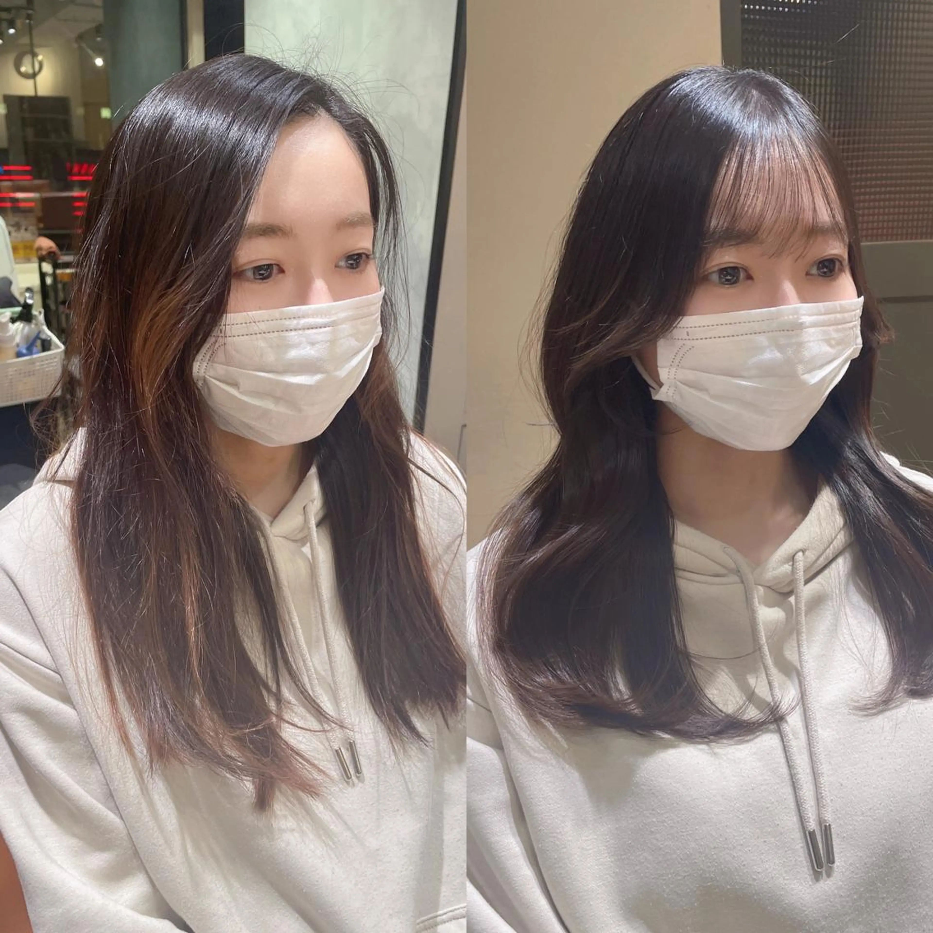 セミロング 石山 洸平のヘアスタイル