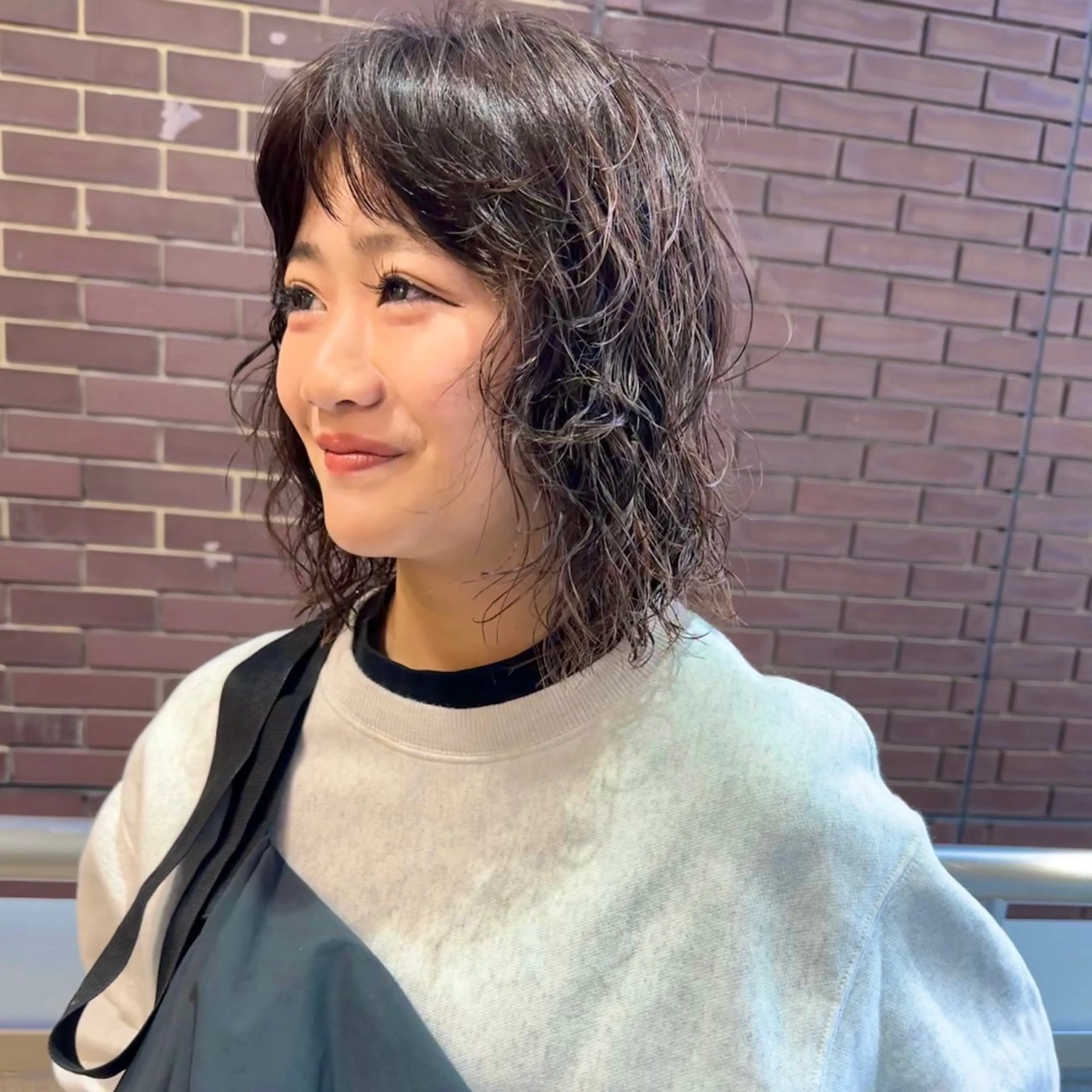 ミディアム パーマ カット パーマ lelu所属・lelu / 佐々木のヘアスタイル