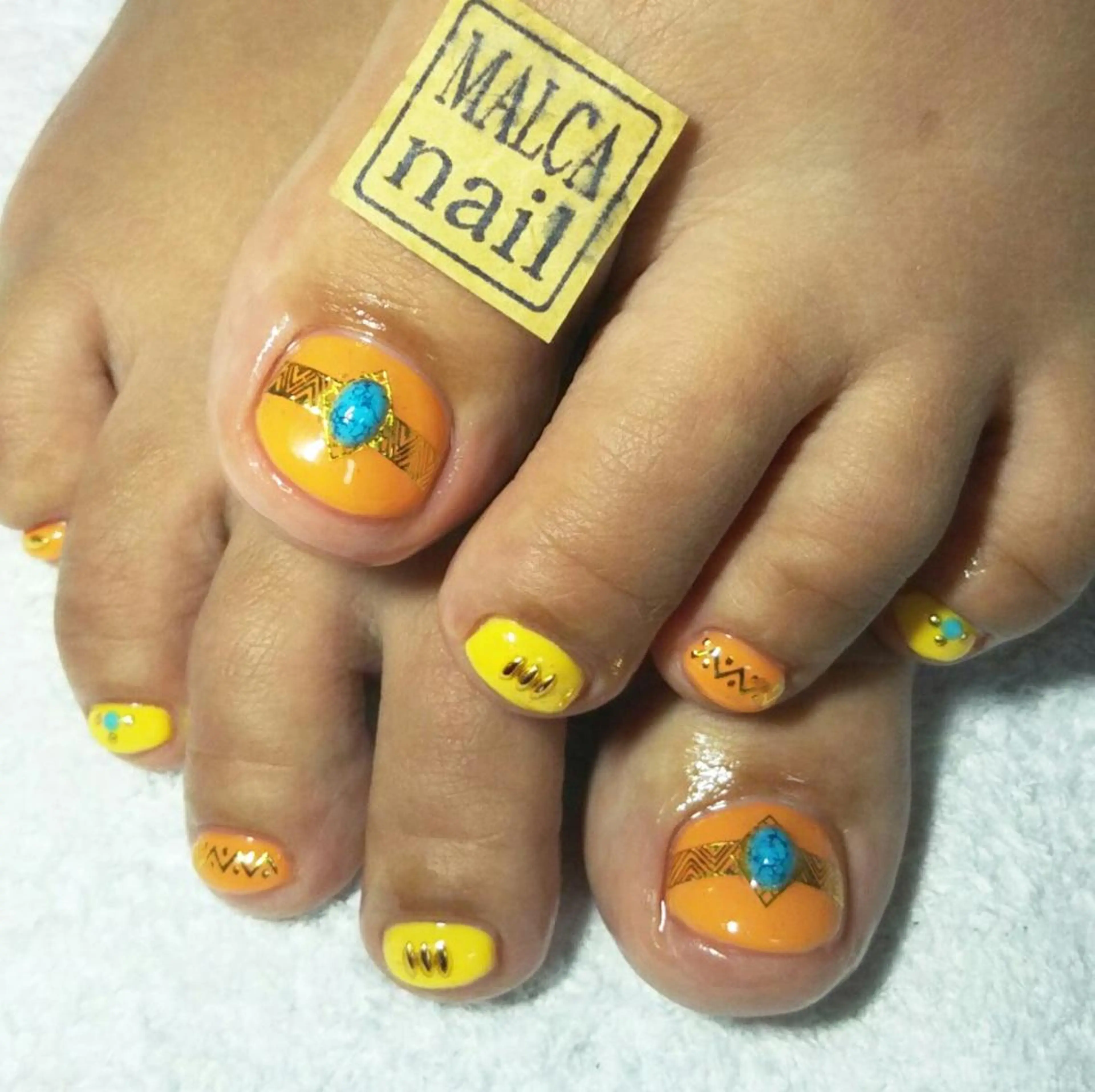 セミロング ヘアアレンジ パーマ ネイル キッズ マツエク・マツパ MALCAnail(マルカネイル)所属・荒木 莉奈のネイルデザイン