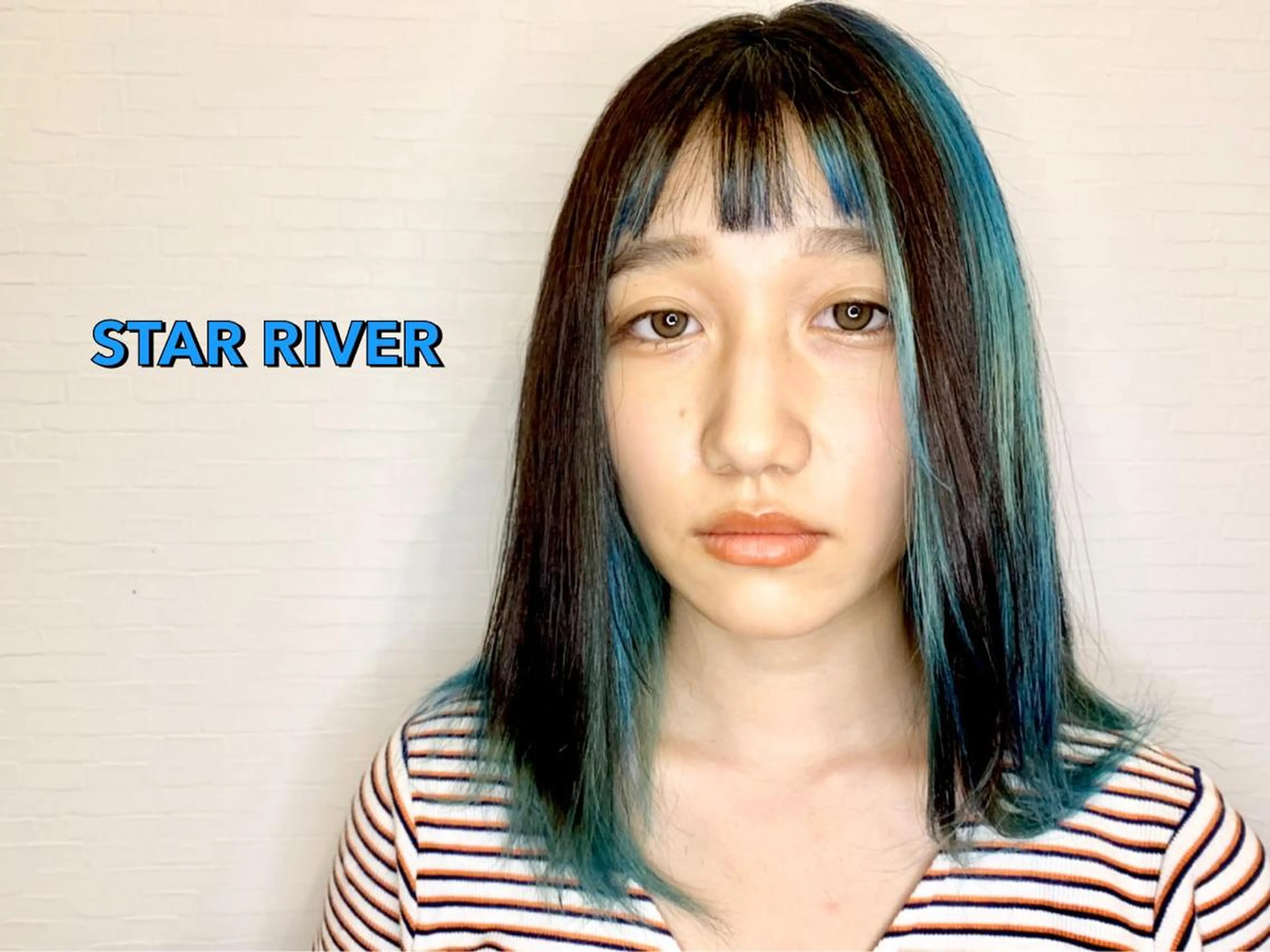 セミロング カラー カラー#ブリーチ⭐️ STAR☆RIVERのヘアスタイル