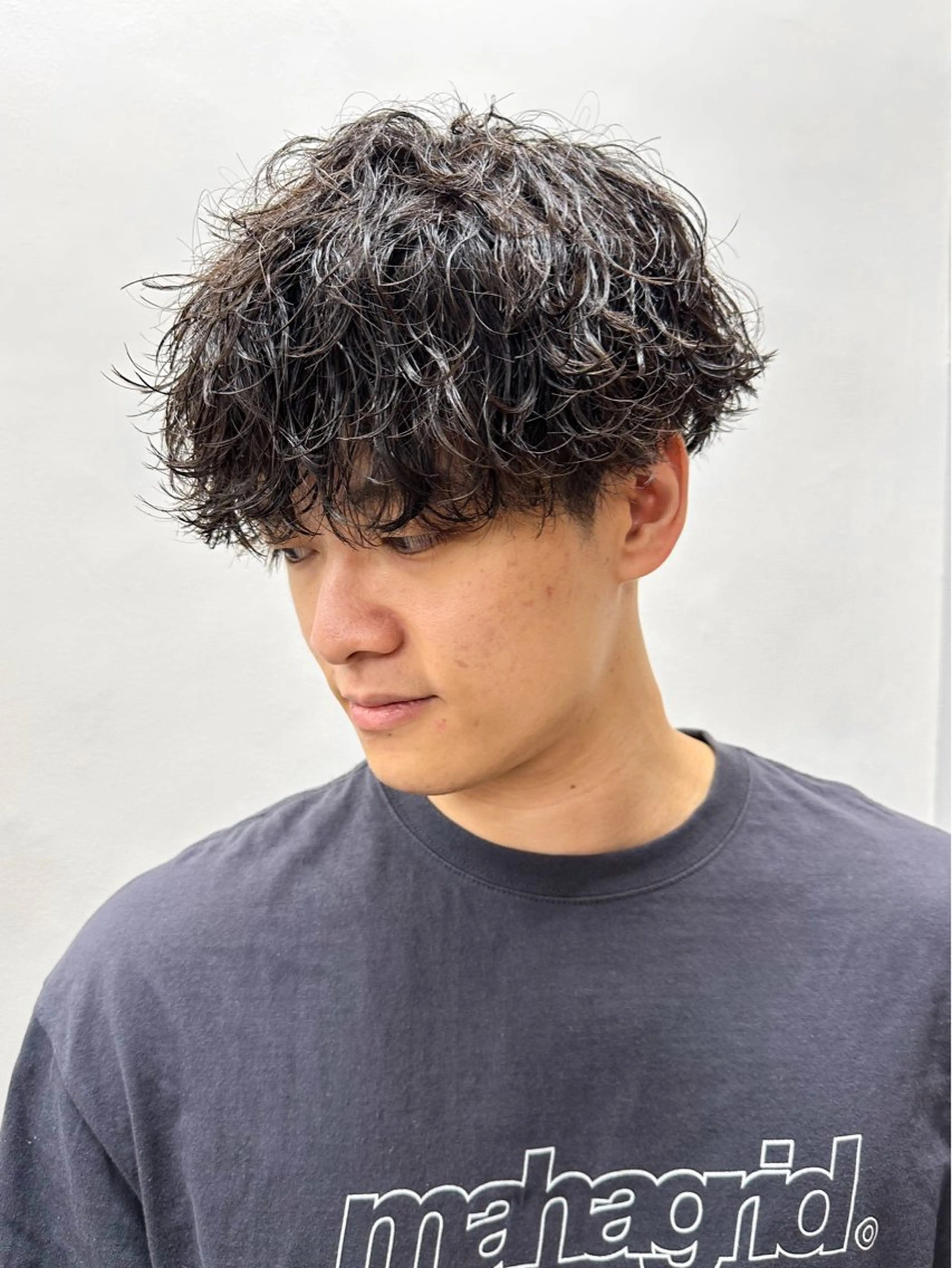 ショート パーマ メンズ メンズパーマ メンズ特化ryoのヘアスタイル