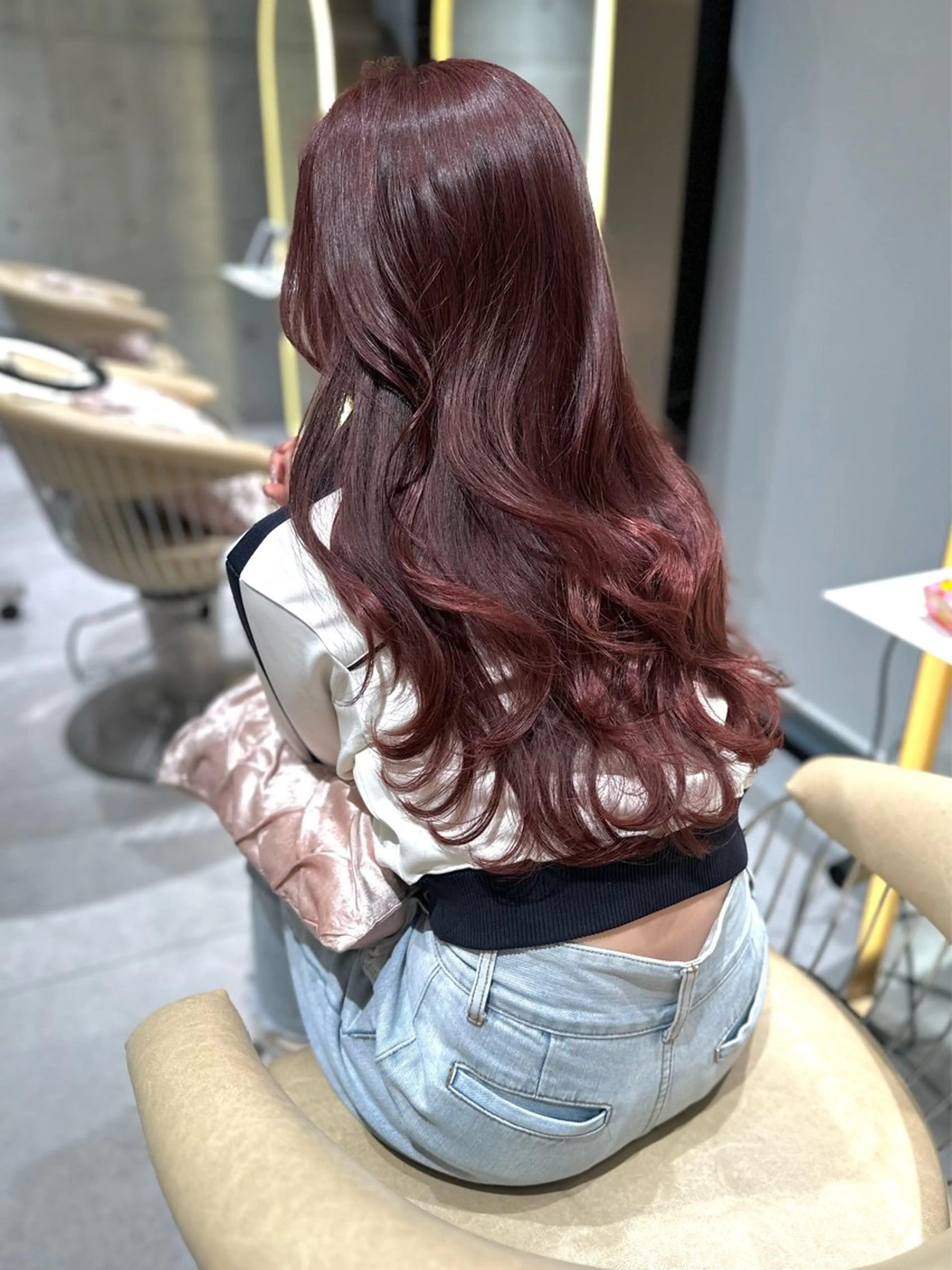 ロング カラー カット ヘアカラー トリートメント 《髪質改善✖️ハイト ーン🧸》小嶋拓也のヘアスタイル