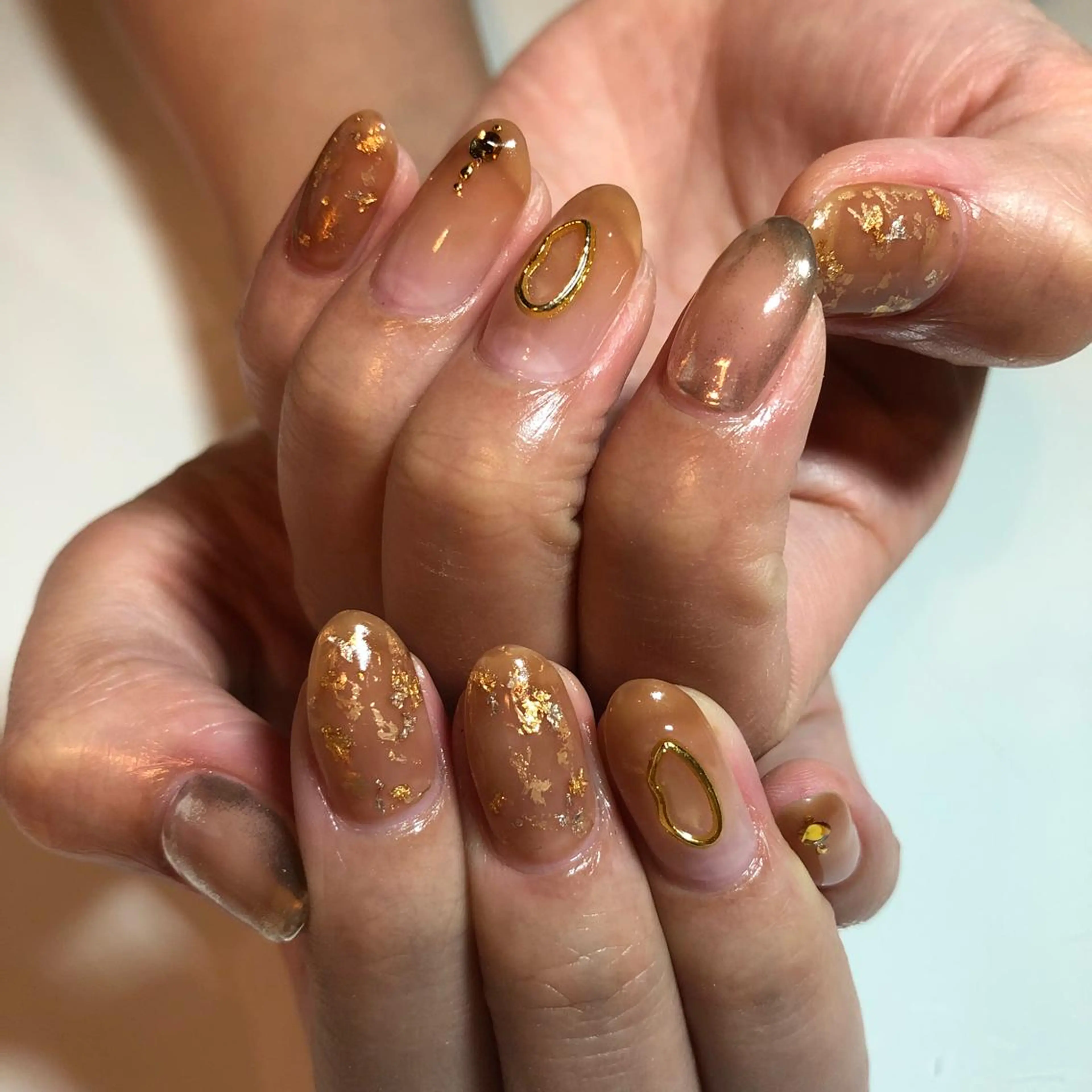 ネイル ニュアンスネイル g-up nail所属・米田 律子のネイルデザイン