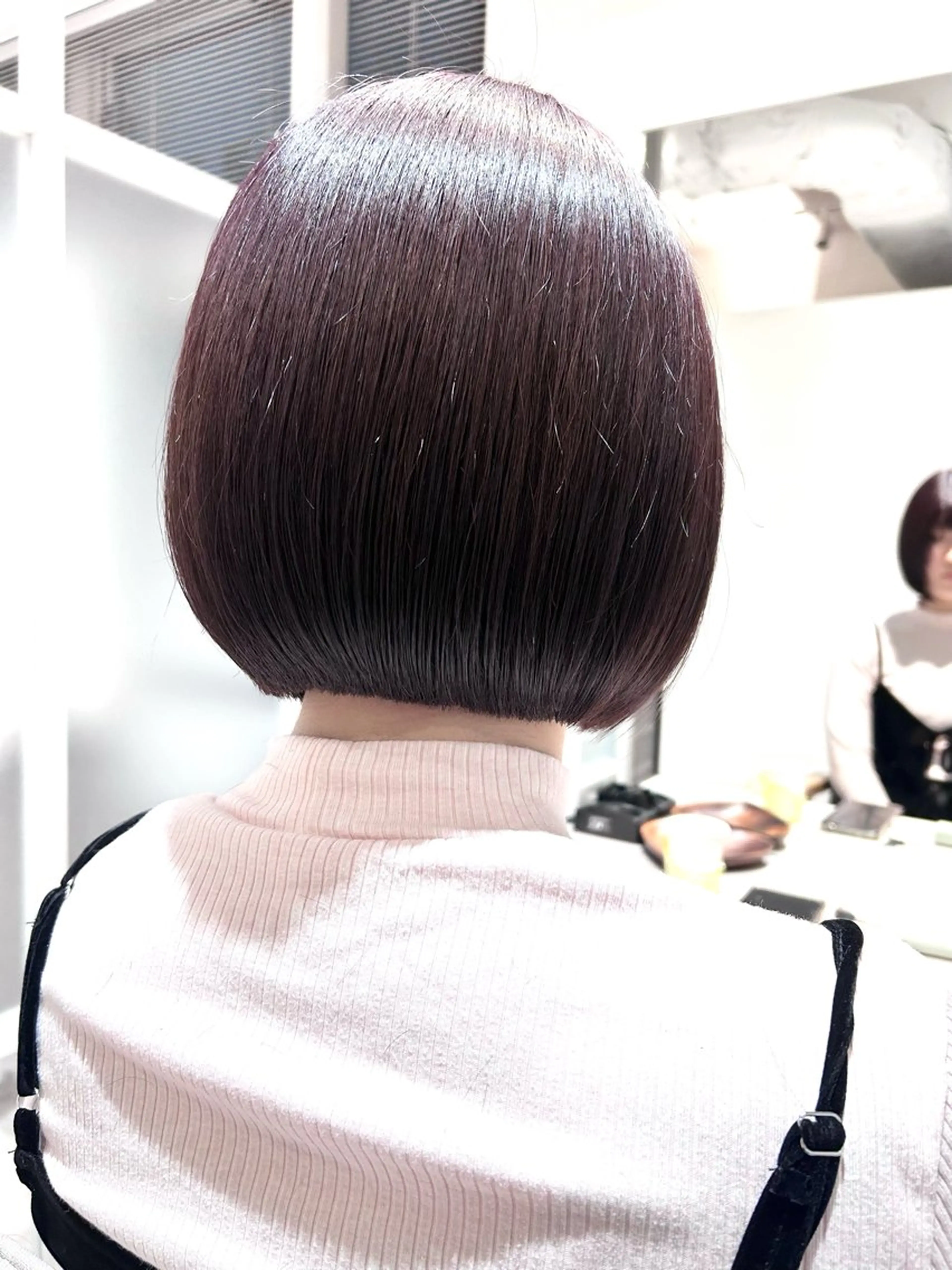 ショート カラー ラベンダーカラー ボブ カット ヘアカラー EMANON 池袋西口所属・似合わせボブ🫧 藤本のヘアスタイル