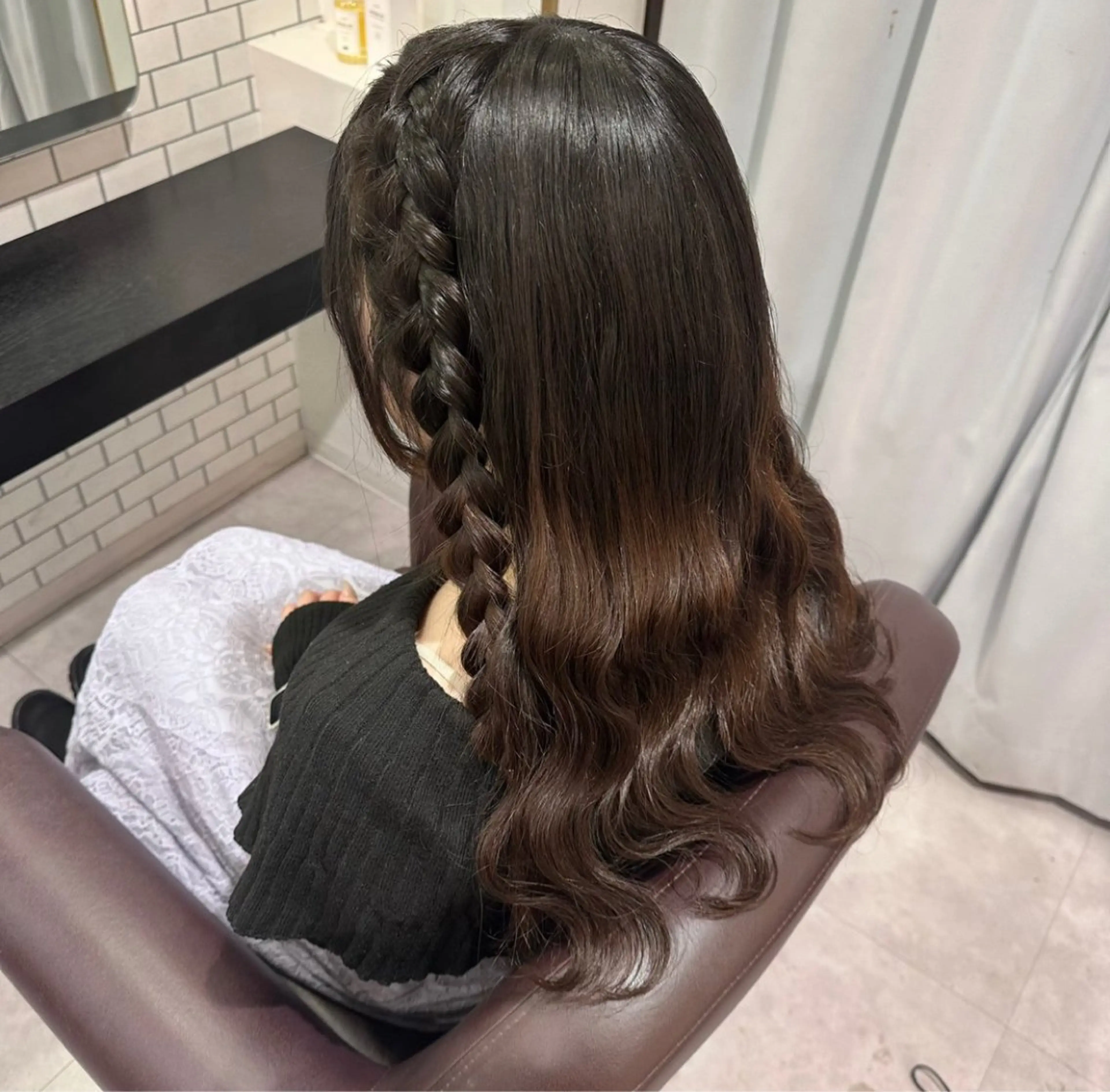 ロング ヘアアレンジ ヘアセット 🎀ヘアアレンジ 🎀ななみのヘアスタイル