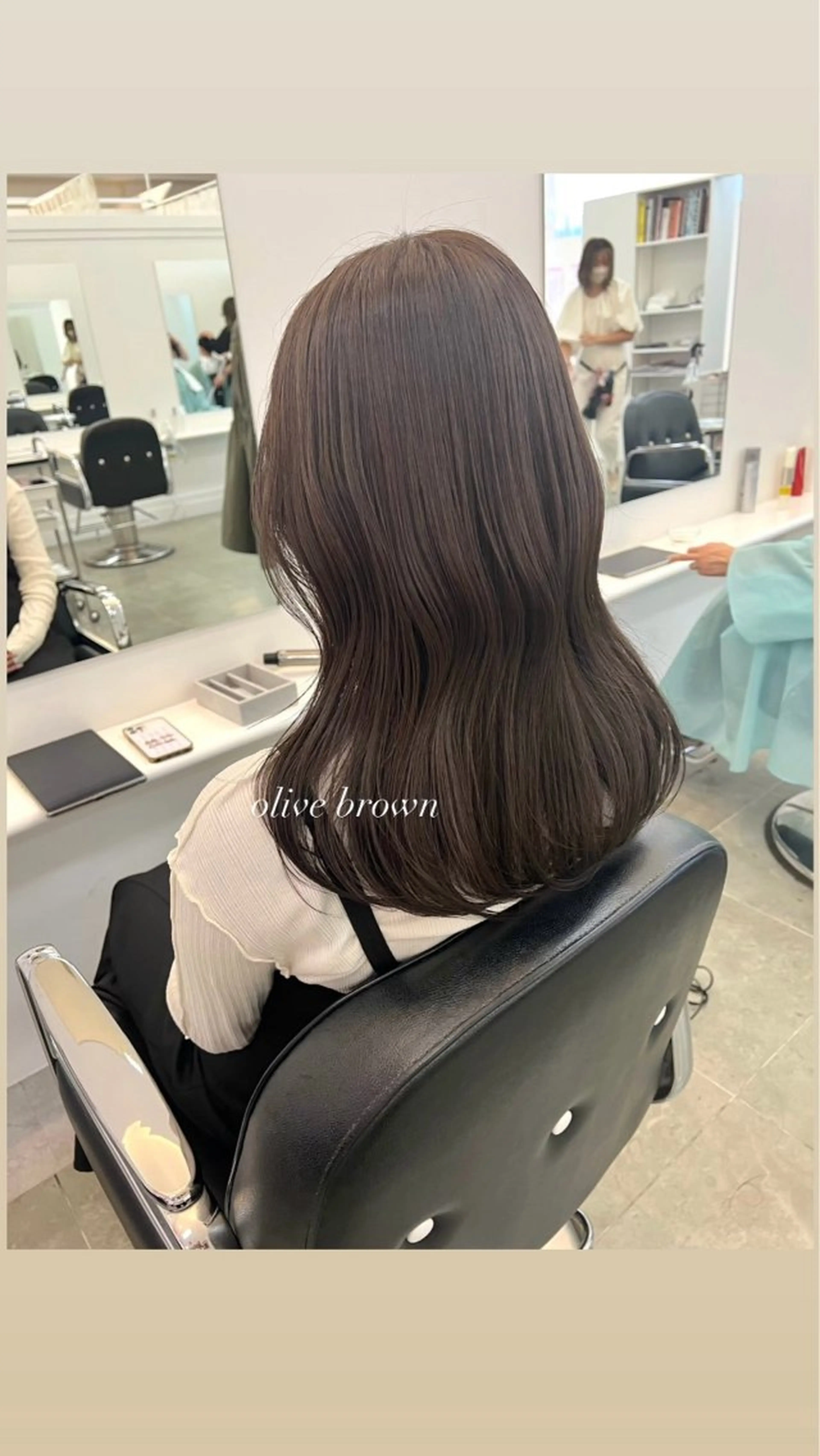 ロング ヘアカラー ParveMix 宮﨑 梨里のヘアスタイル