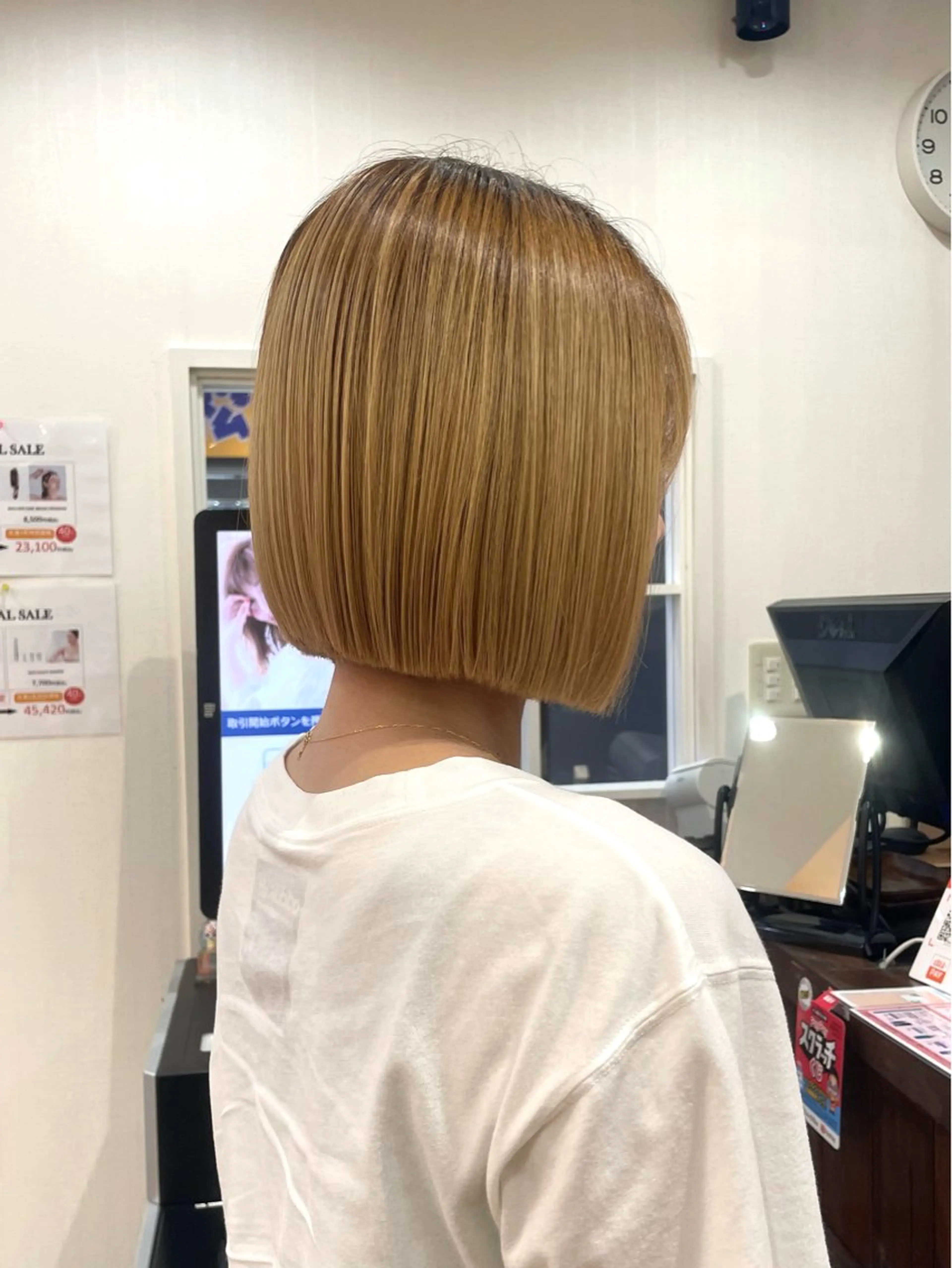 ショート ボブ カット 💖メンズカット モデル募集 晴香💖のヘアスタイル