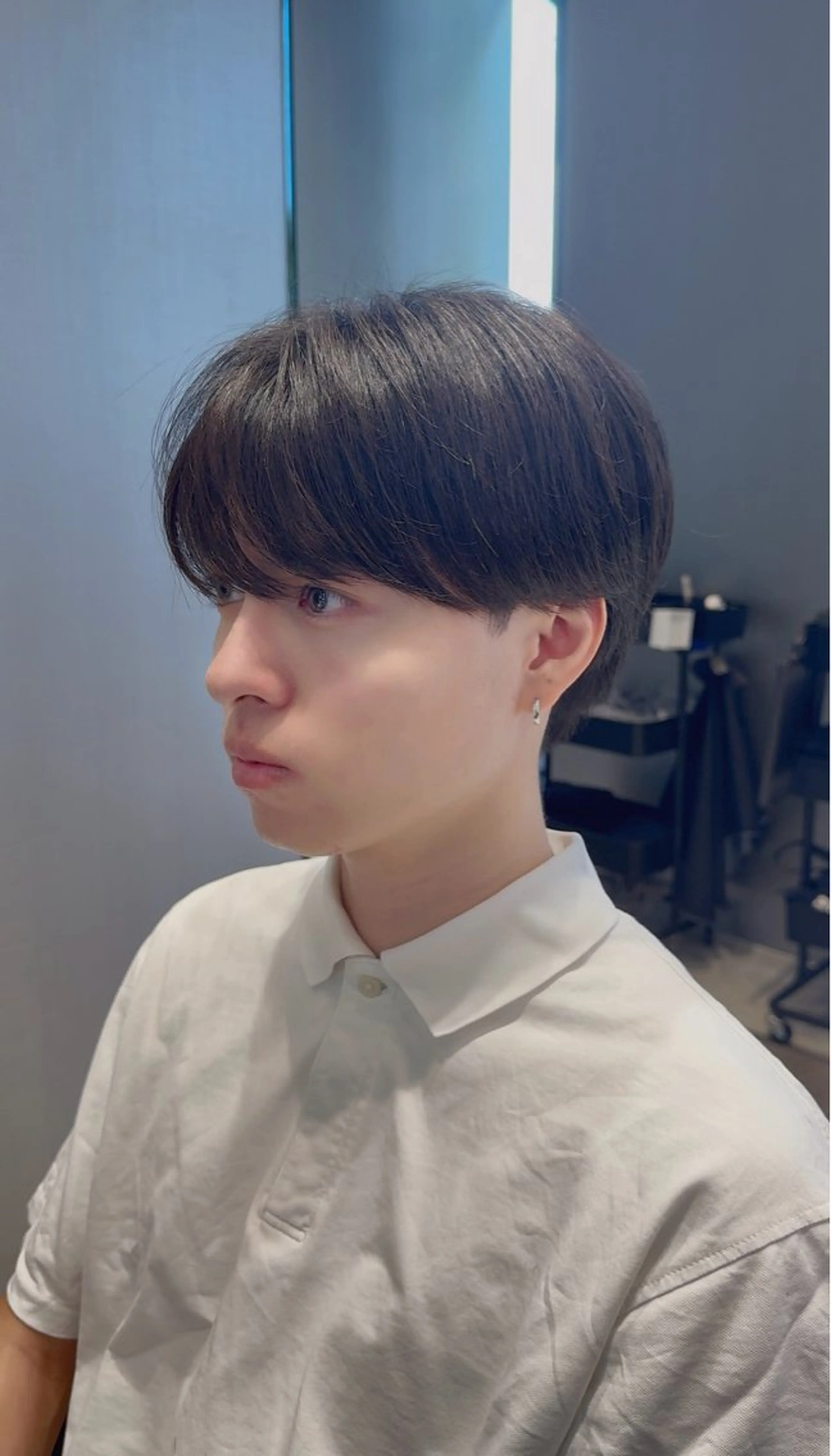 メンズ マッシュ シースルーマッシュ HARUKI MINATO japan 横浜所属・似合わせの達人/ 田中悠希也のヘアスタイル