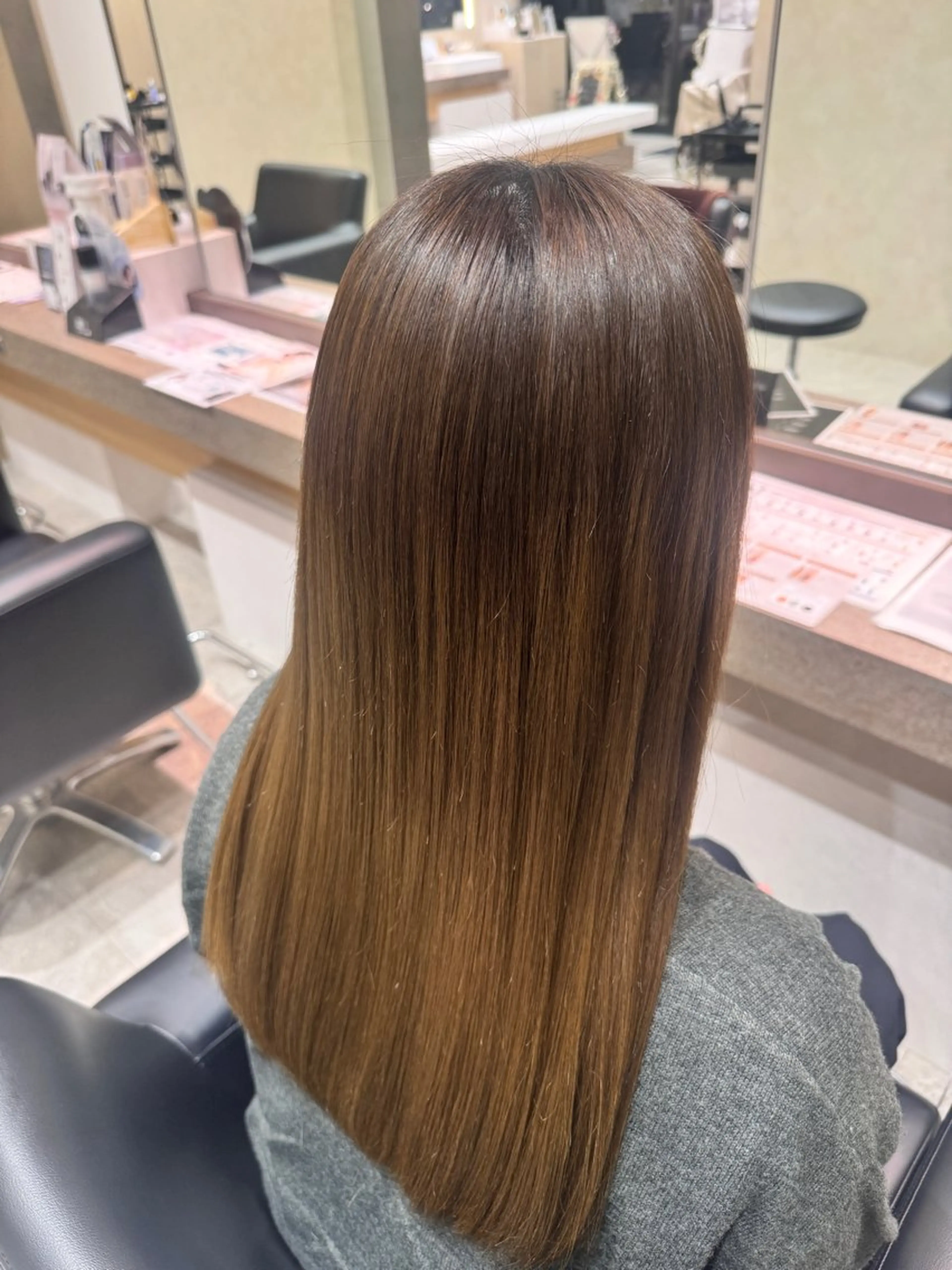 ロング パーマ 縮毛矯正 縮毛矯正 sakura❀/板橋 モデル募集中🪄︎︎のヘアスタイル