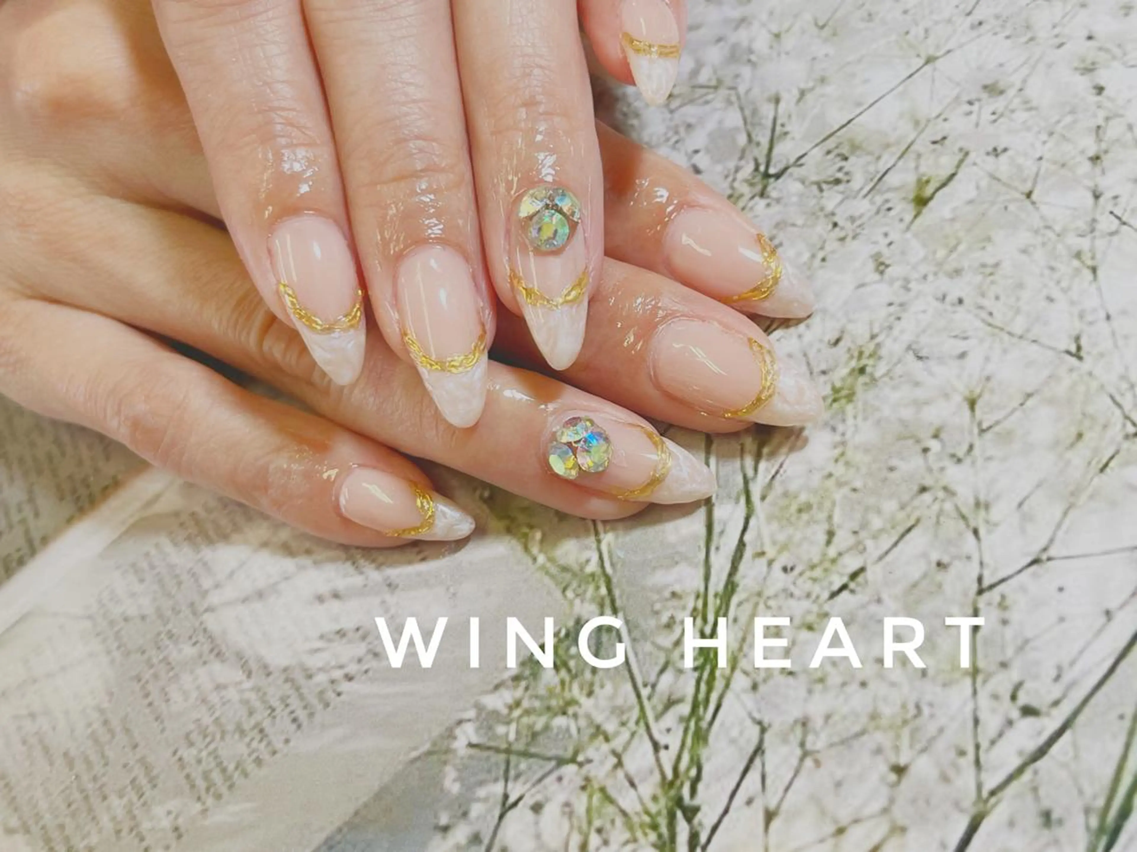 セミロング ネイル ハンドネイル H NANAのネイルデザイン