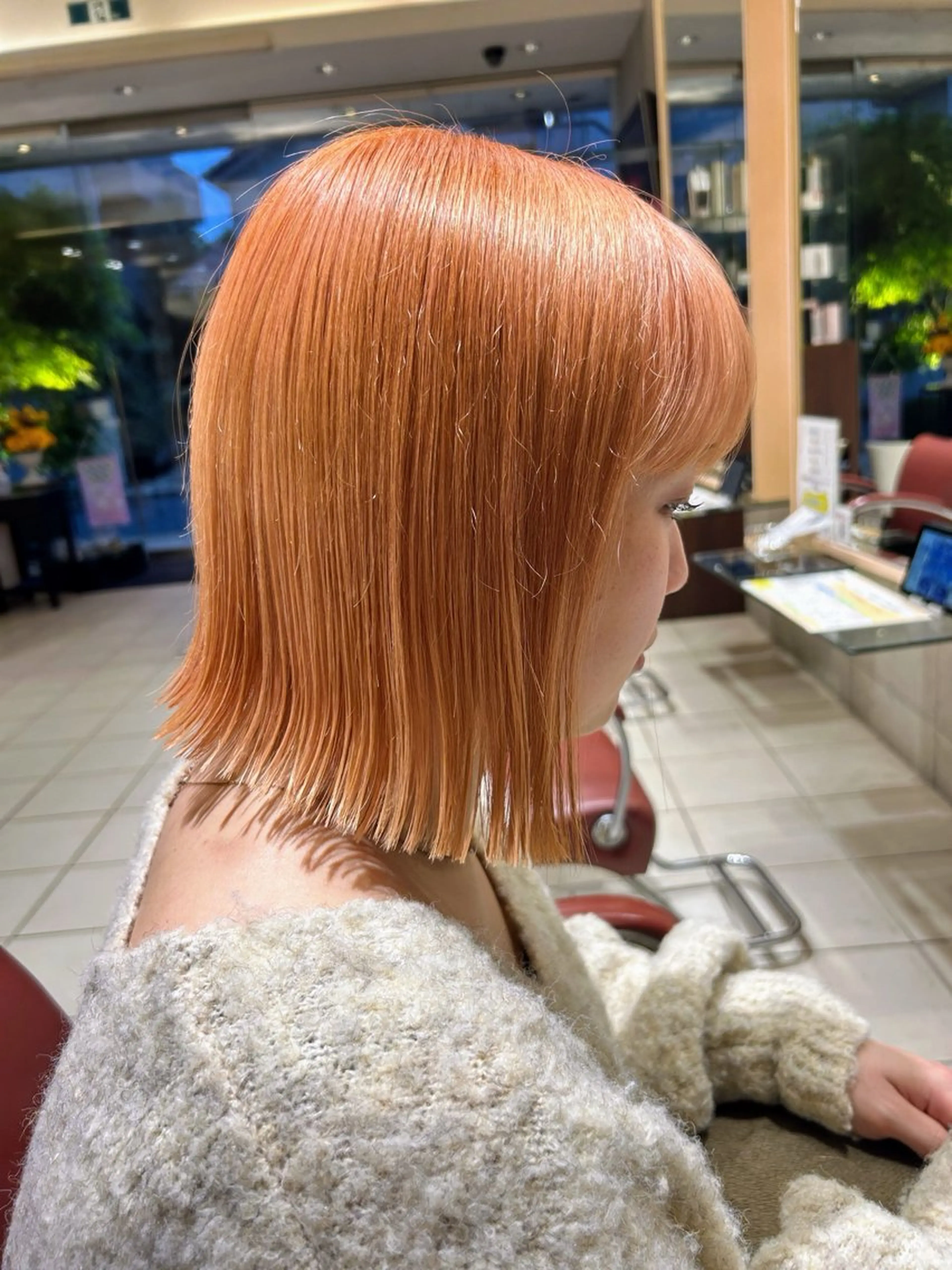 ミディアム トリートメント 💫ブリーチカラー 鈴木美菜実💫のヘアスタイル