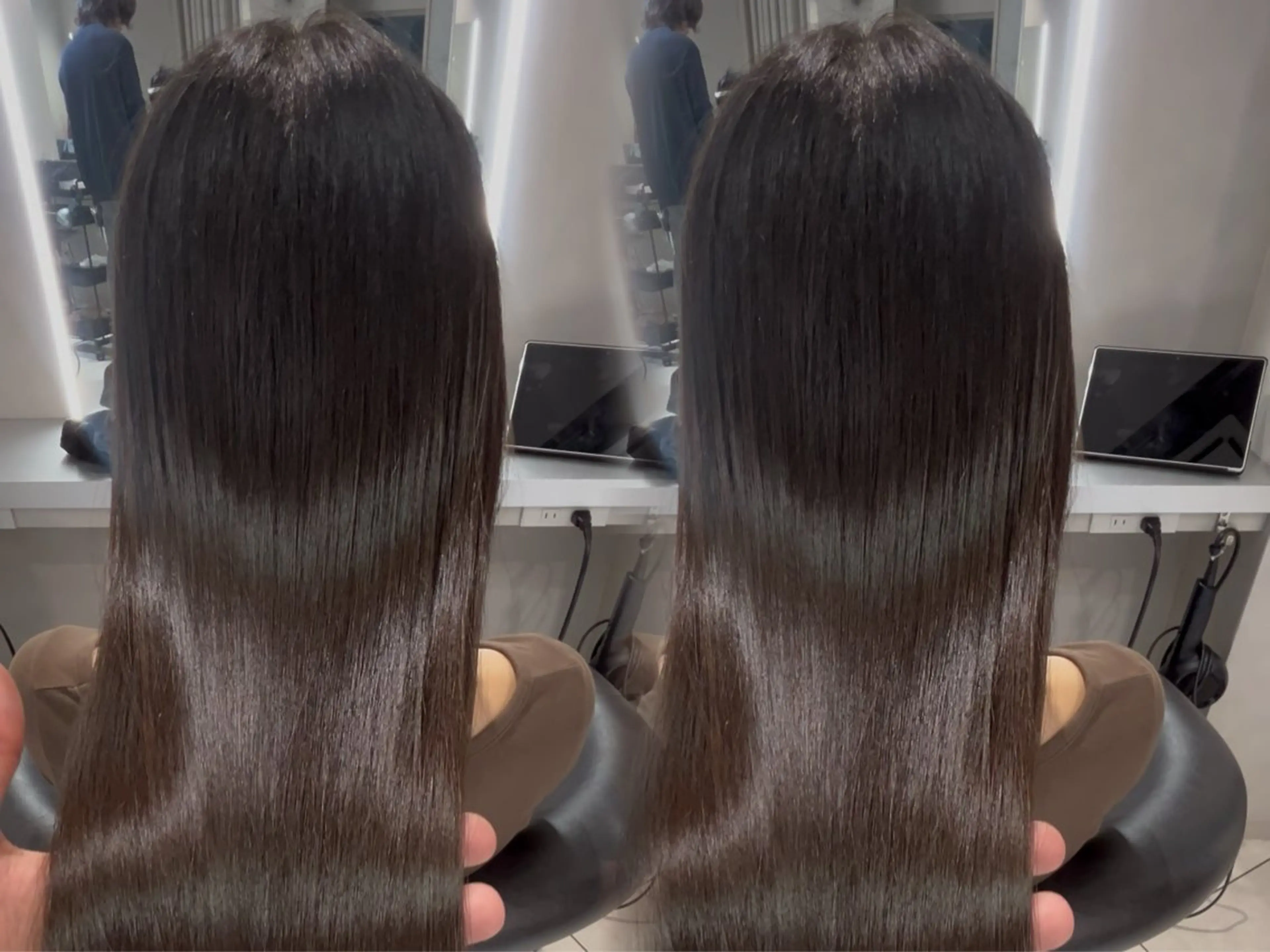 セミロング 縮毛矯正 池袋/縮毛矯正/ 髪質改善/【光輝】のヘアスタイル