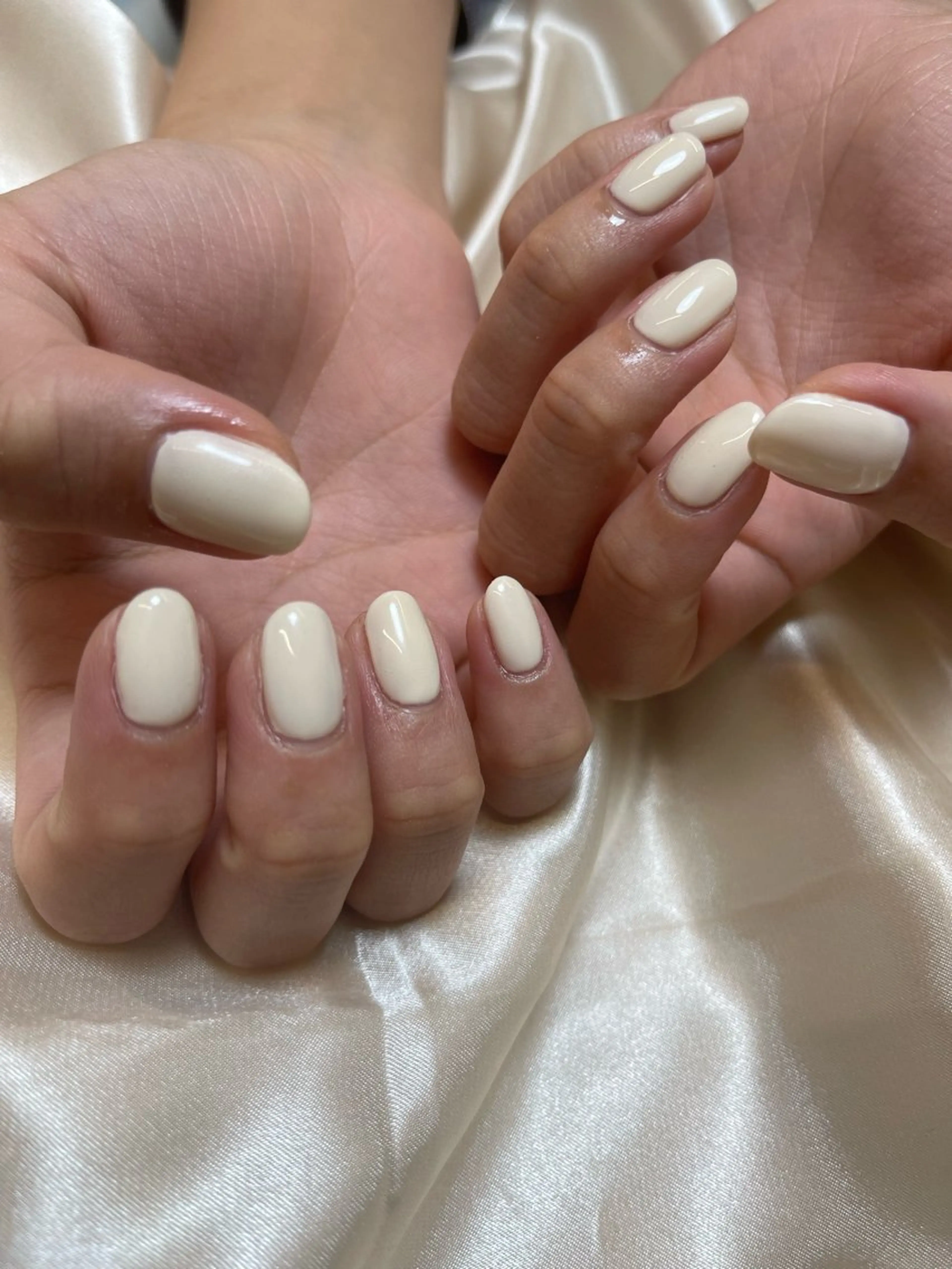 ネイル ワンカラーネイル 🧁fein. nana🩵のネイルデザイン