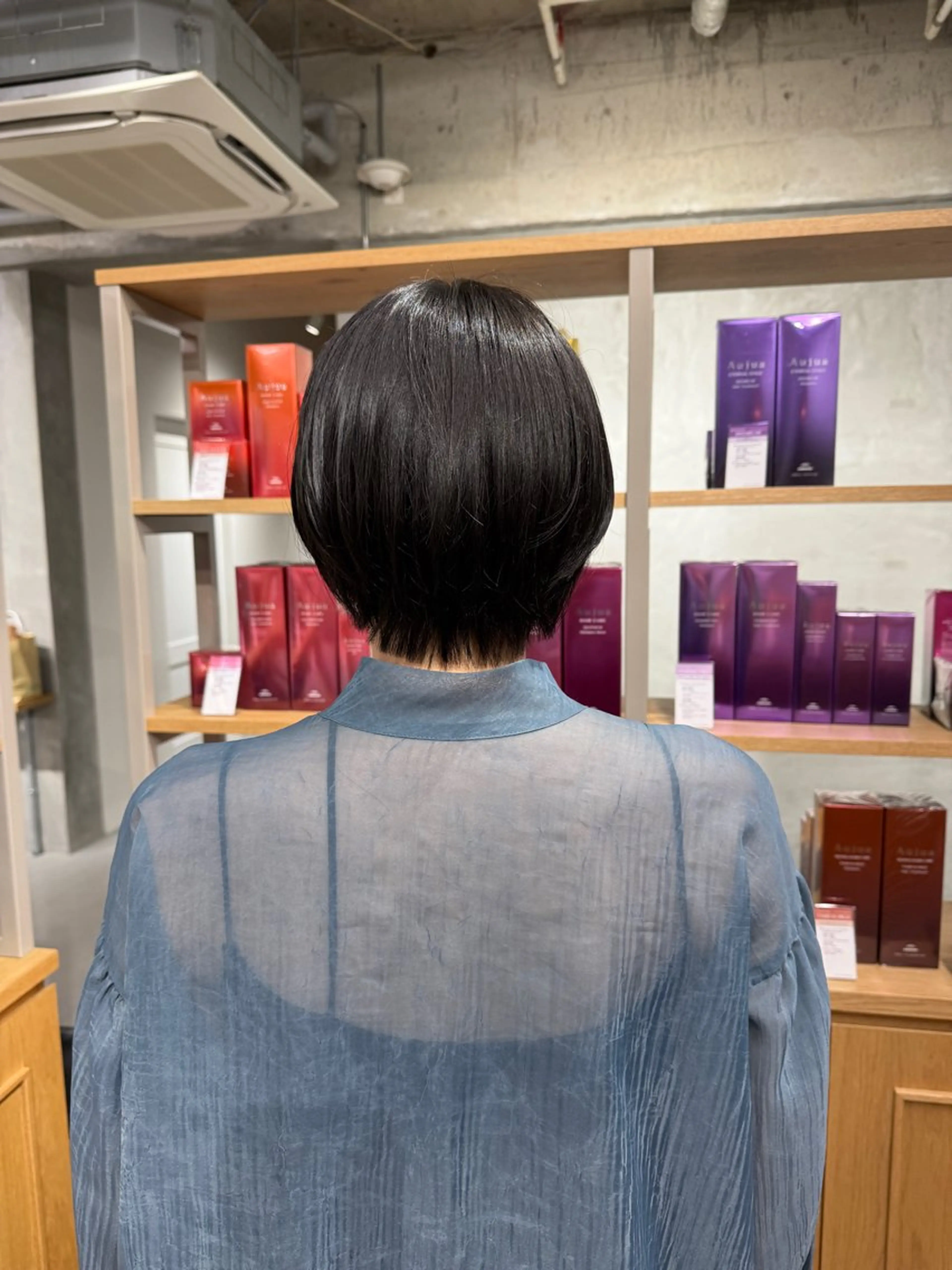 ショート カット ヘアカラー トリートメント LiL HAIR＆SMILE　住吉店所属・石川 珠有のヘアスタイル