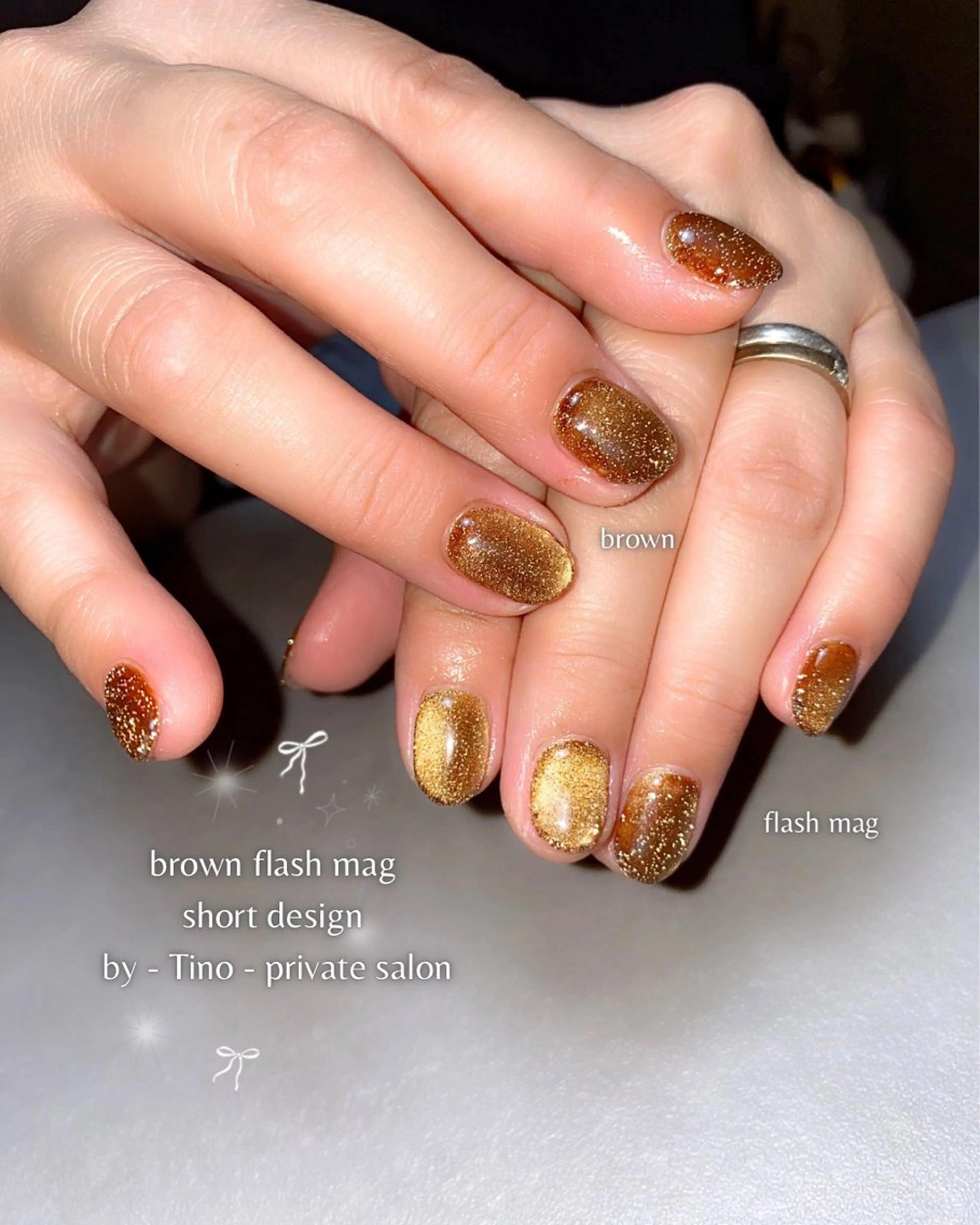 ネイル マグネットネイル ハンドネイル nailsalon - Tino -のネイルデザイン