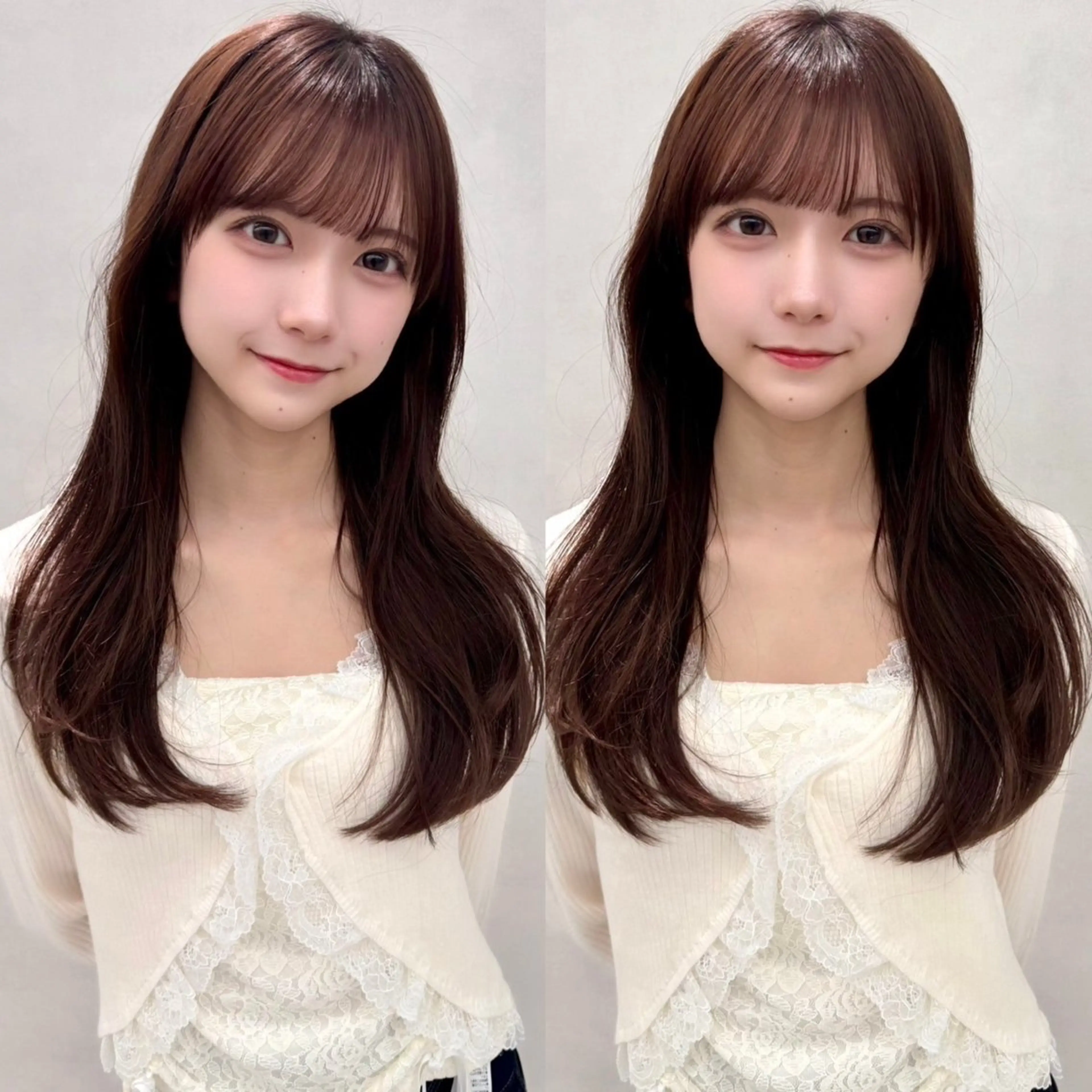 ロング カット 縮毛矯正 トリートメント 学割🍒韓国風カット 縮毛矯正市川悟のヘアスタイル