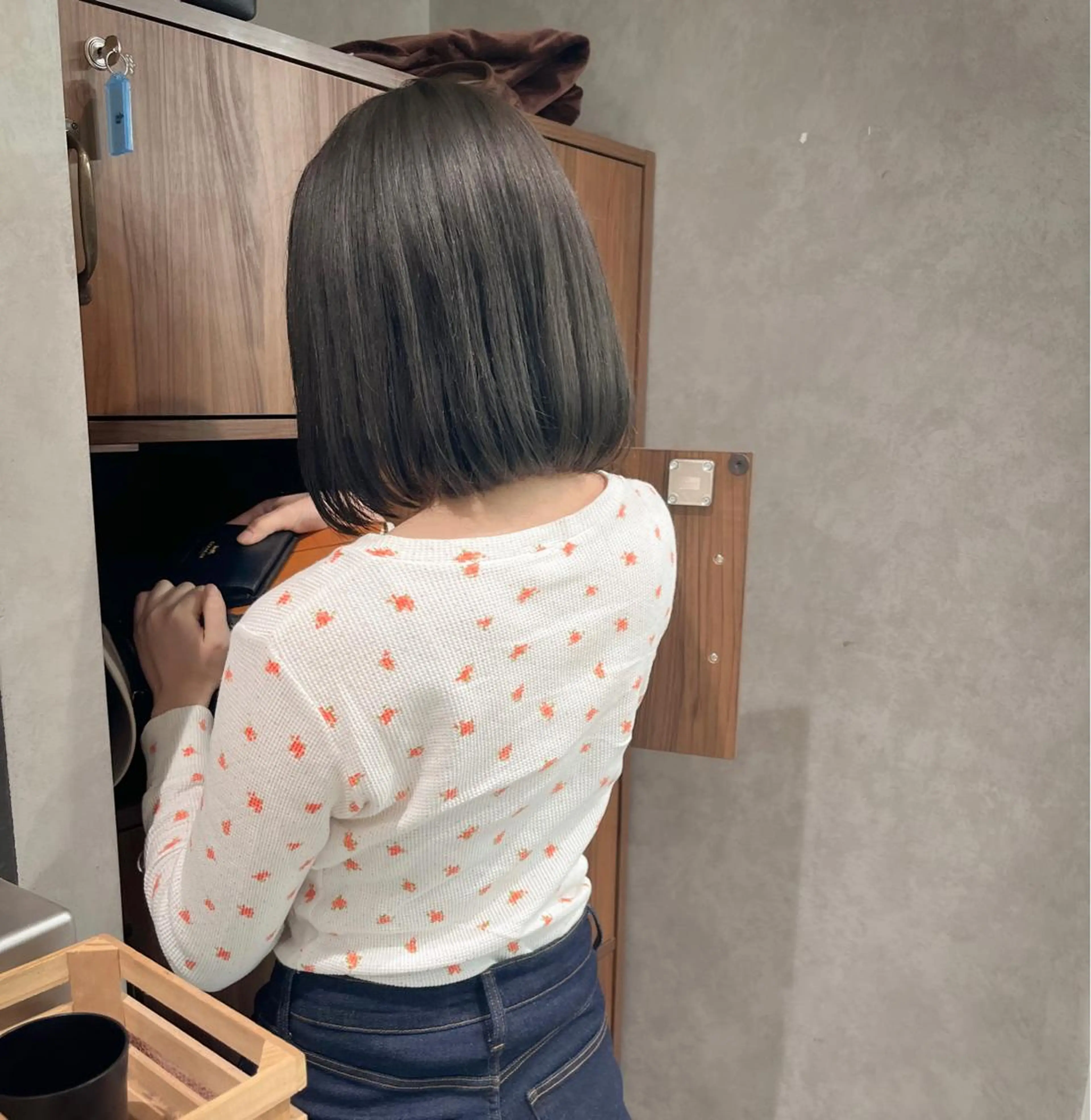 ショート カラー グレージュ ボブ stylist  ＊ mahoのヘアスタイル