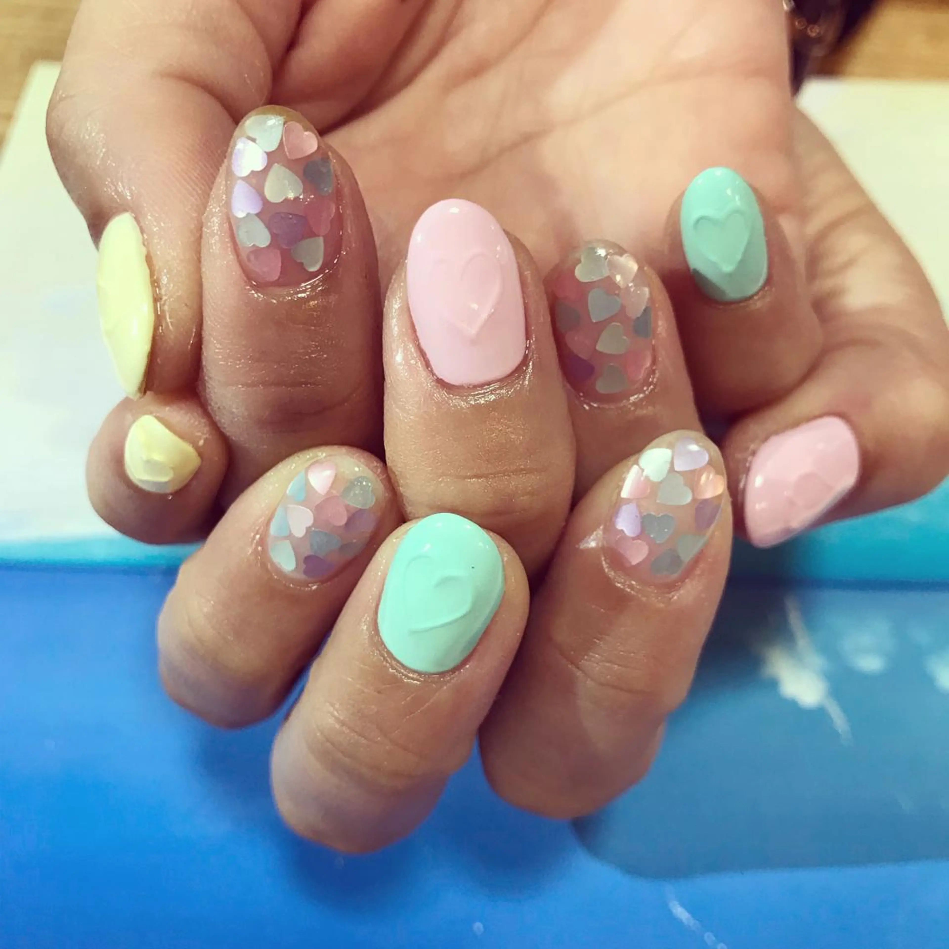 ネイル ハート ”salon" そりまちゆうこのネイルデザイン