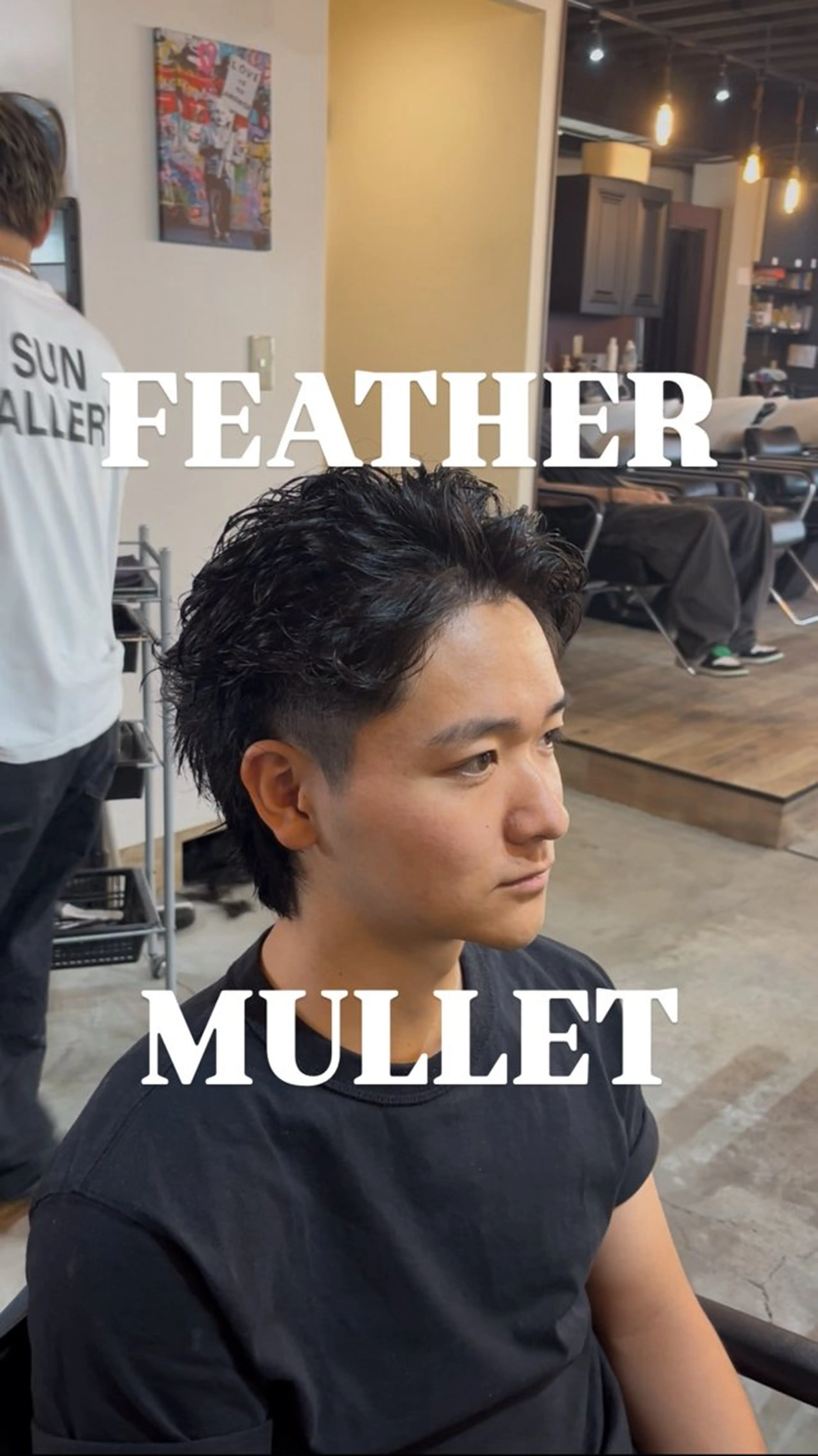 ショート パーマ メンズ マレットヘア 長島勇斗 💈メンズカット💈のヘアスタイル