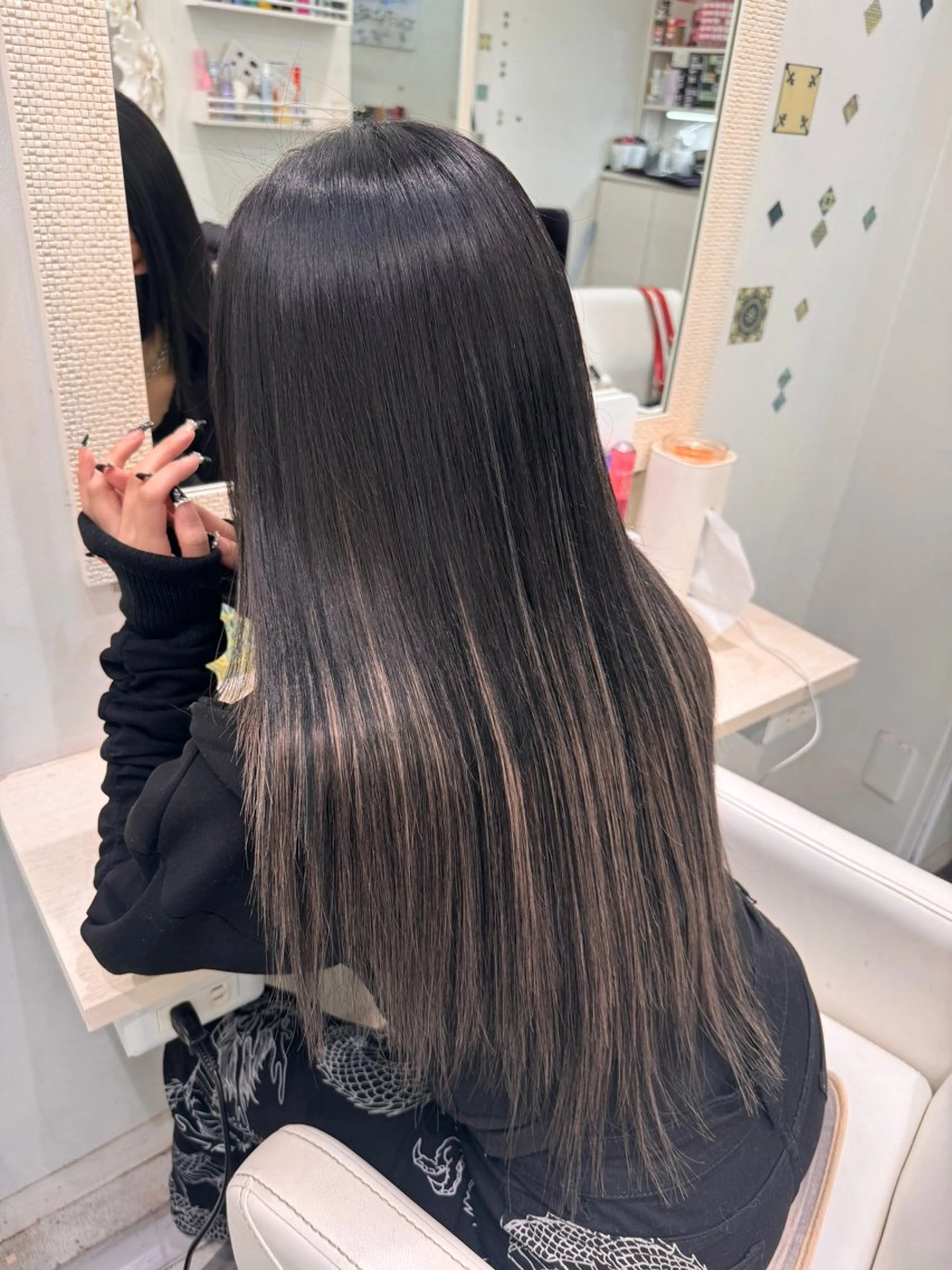 ロング カラー ヘアアレンジ エクステ Lapis 池袋店所属・MASHIRO 🩵Lapis池袋店のヘアスタイル